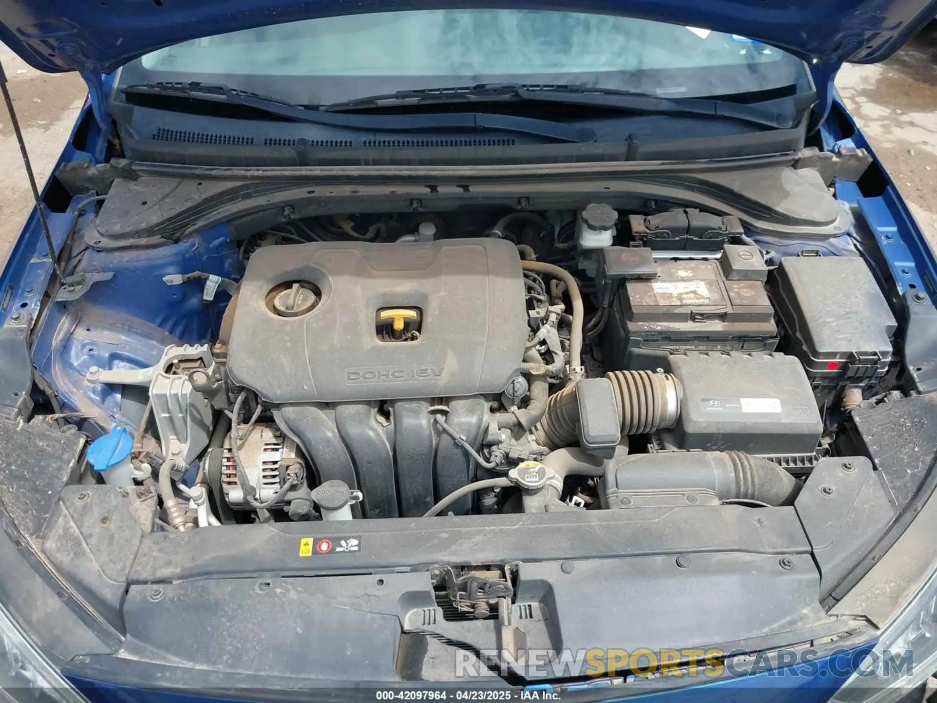 10 Photograph of a damaged car 5NPD74LF4KH493417 HYUNDAI ELANTRA 2019
