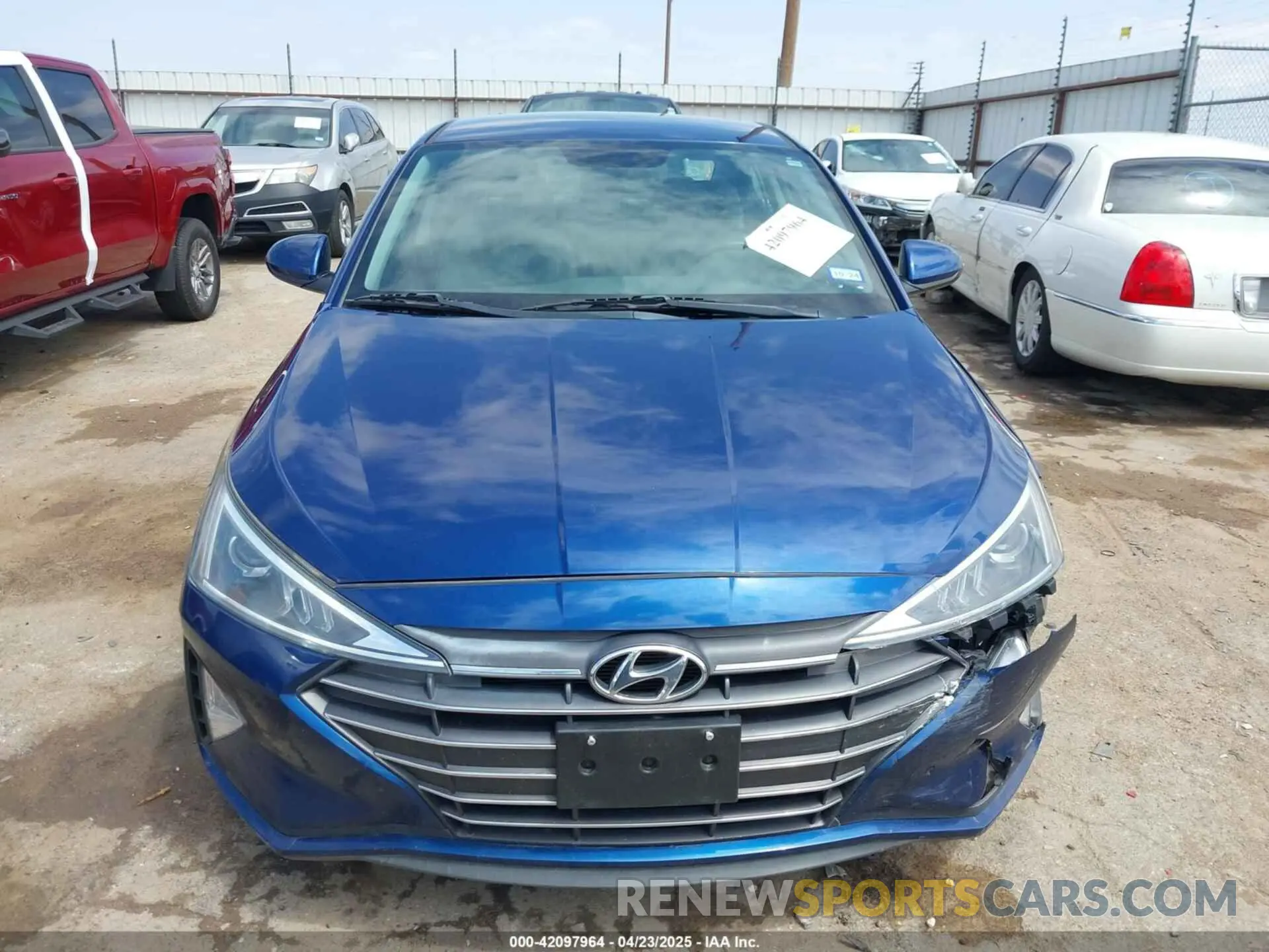11 Photograph of a damaged car 5NPD74LF4KH493417 HYUNDAI ELANTRA 2019
