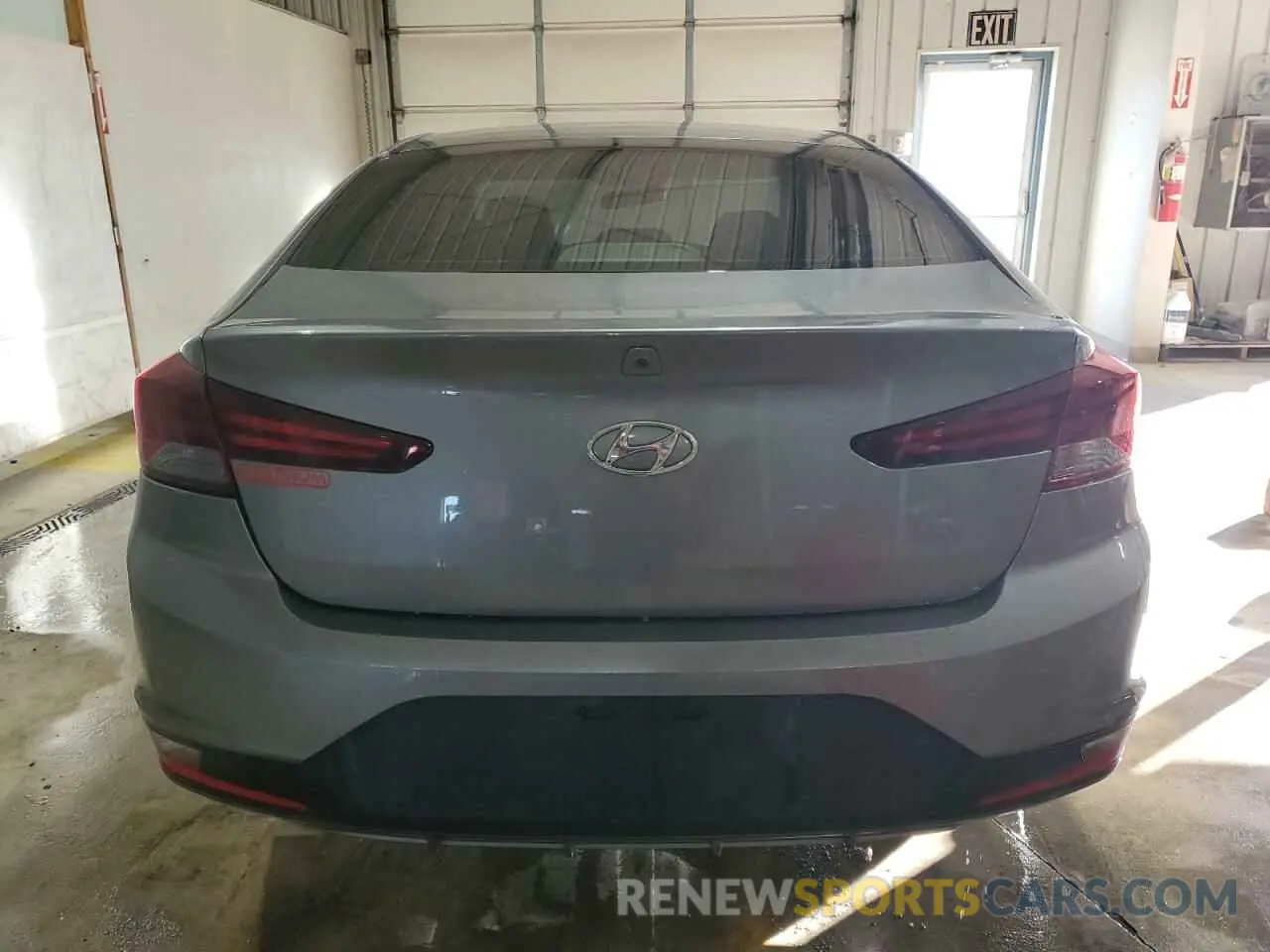 6 Photograph of a damaged car 5NPD74LF4KH496480 HYUNDAI ELANTRA 2019