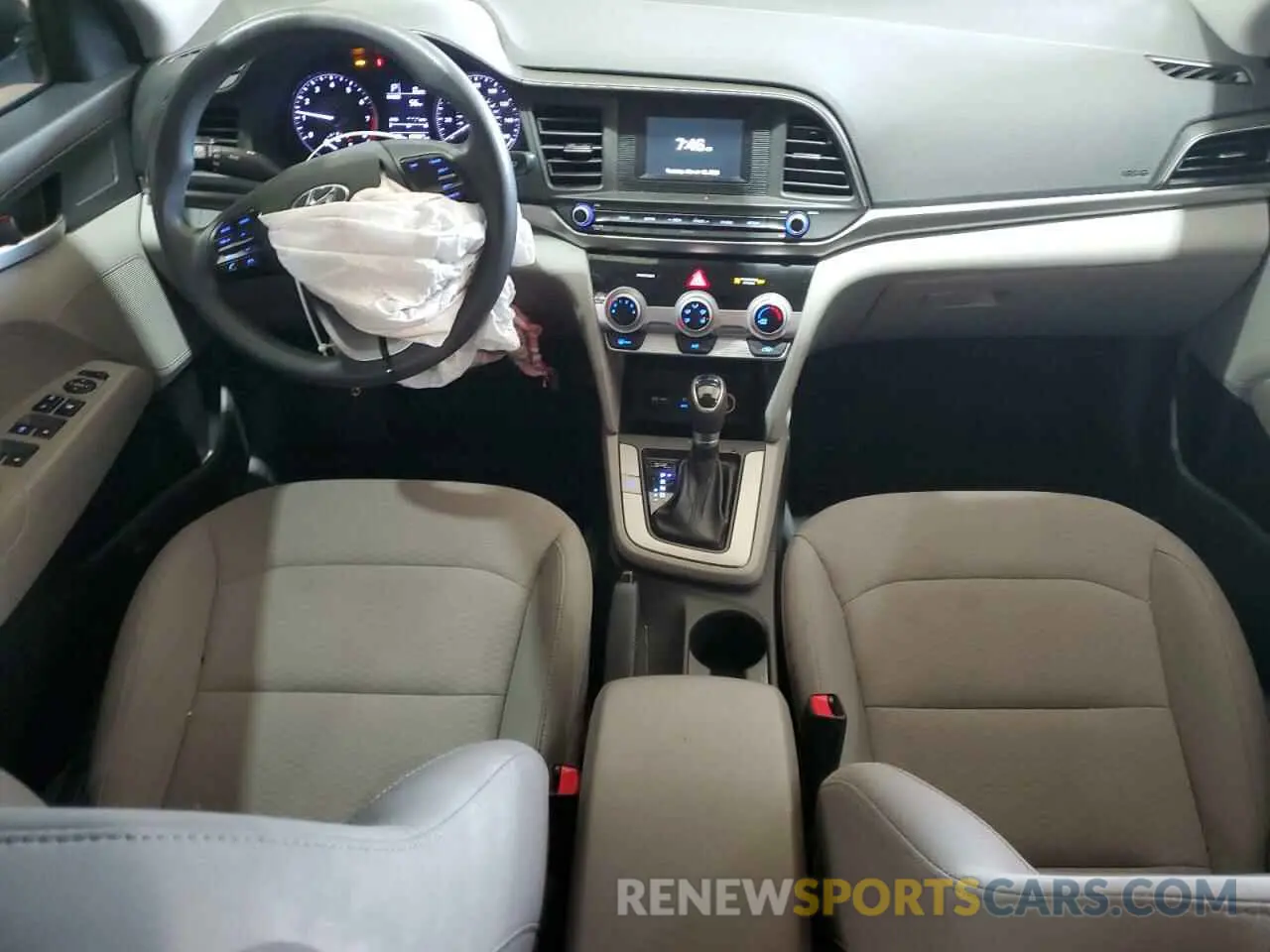 8 Photograph of a damaged car 5NPD74LF4KH496480 HYUNDAI ELANTRA 2019
