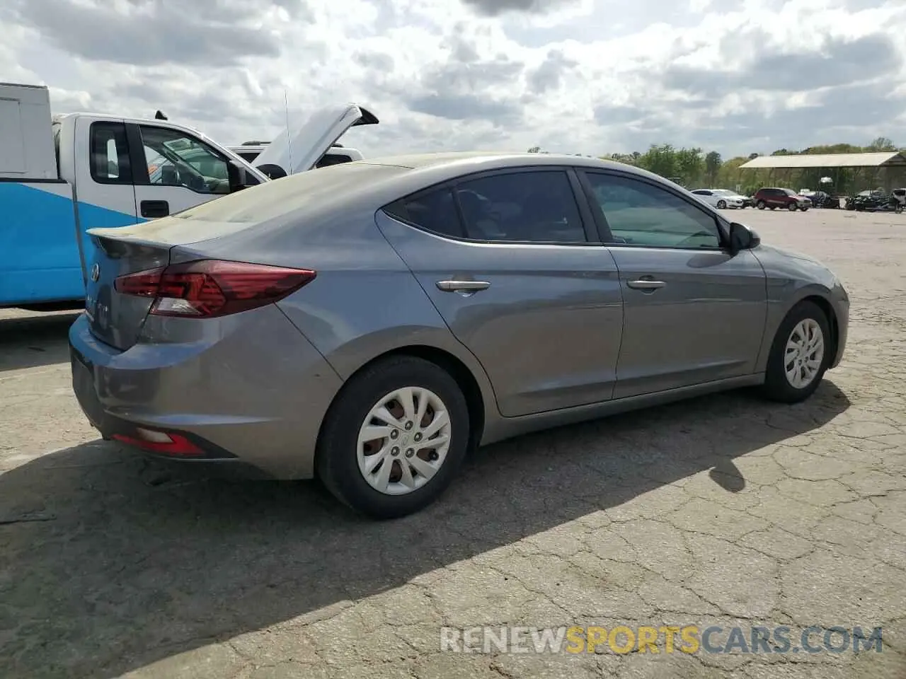3 Photograph of a damaged car 5NPD74LF4KH497483 HYUNDAI ELANTRA 2019