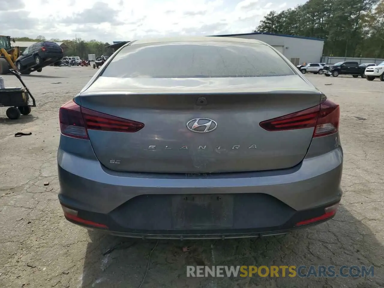 6 Photograph of a damaged car 5NPD74LF4KH497483 HYUNDAI ELANTRA 2019