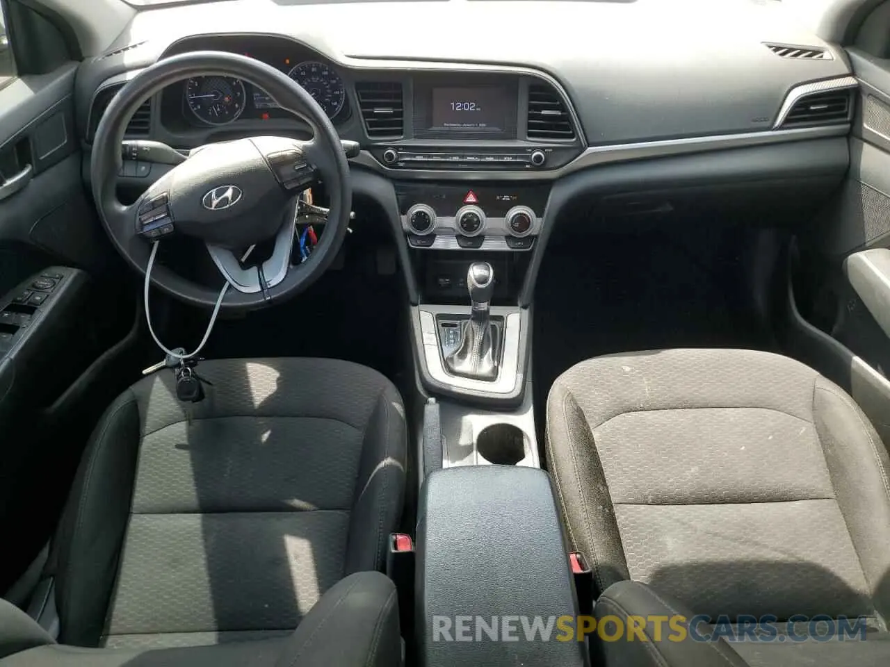 8 Photograph of a damaged car 5NPD74LF4KH497483 HYUNDAI ELANTRA 2019