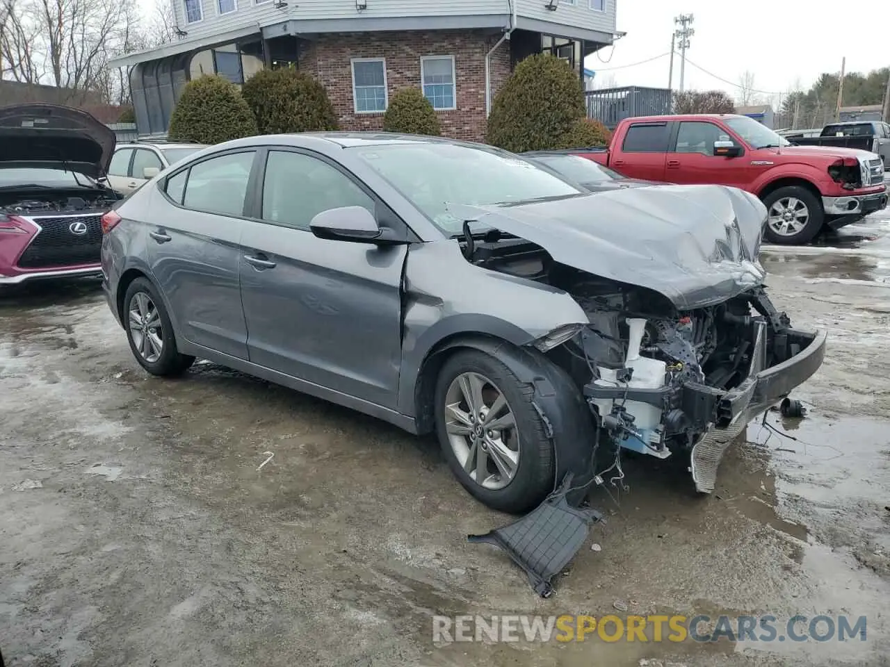 4 Photograph of a damaged car 5NPD74LF5KH419780 HYUNDAI ELANTRA 2019