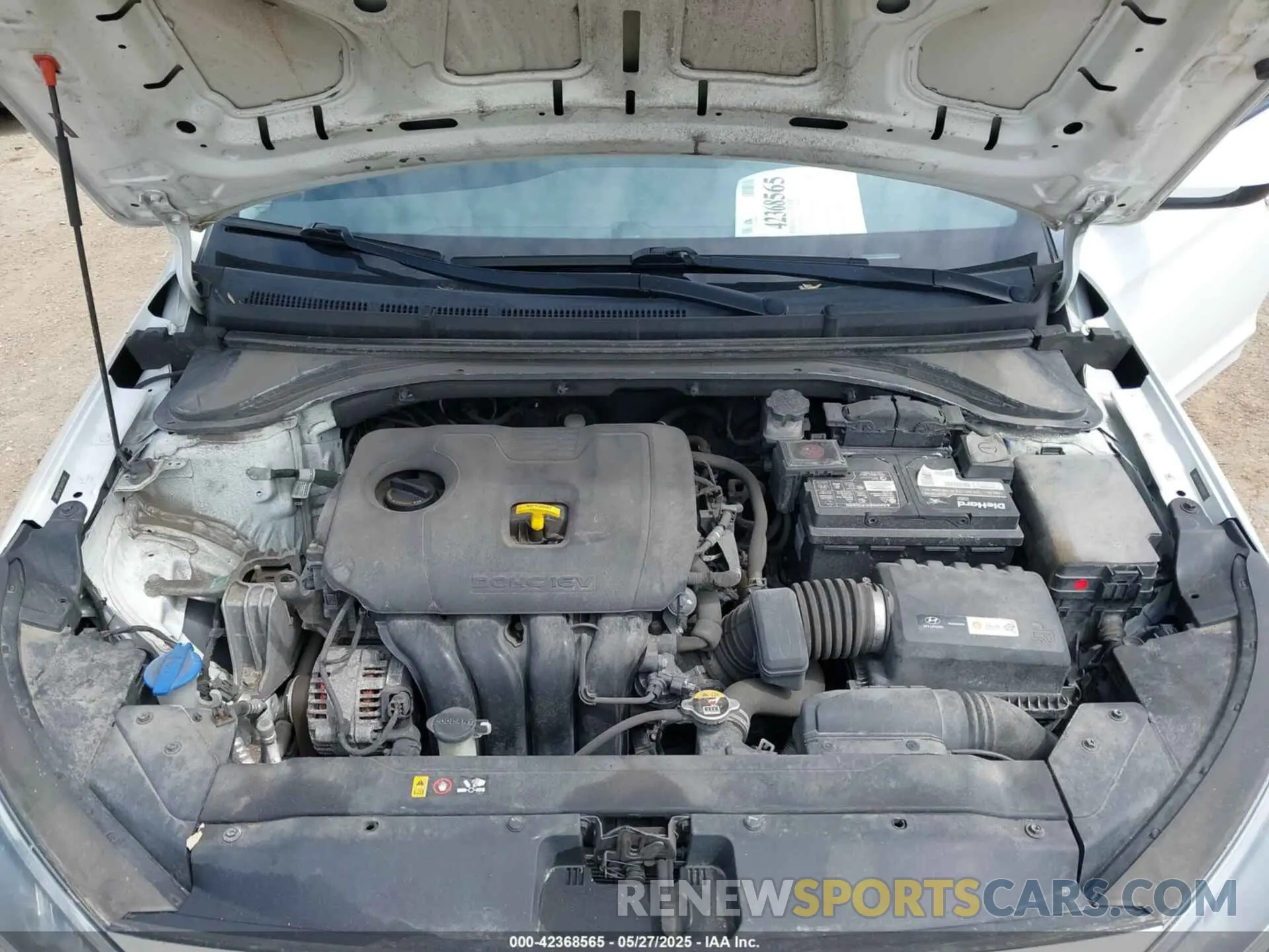 10 Photograph of a damaged car 5NPD74LF5KH427149 HYUNDAI ELANTRA 2019