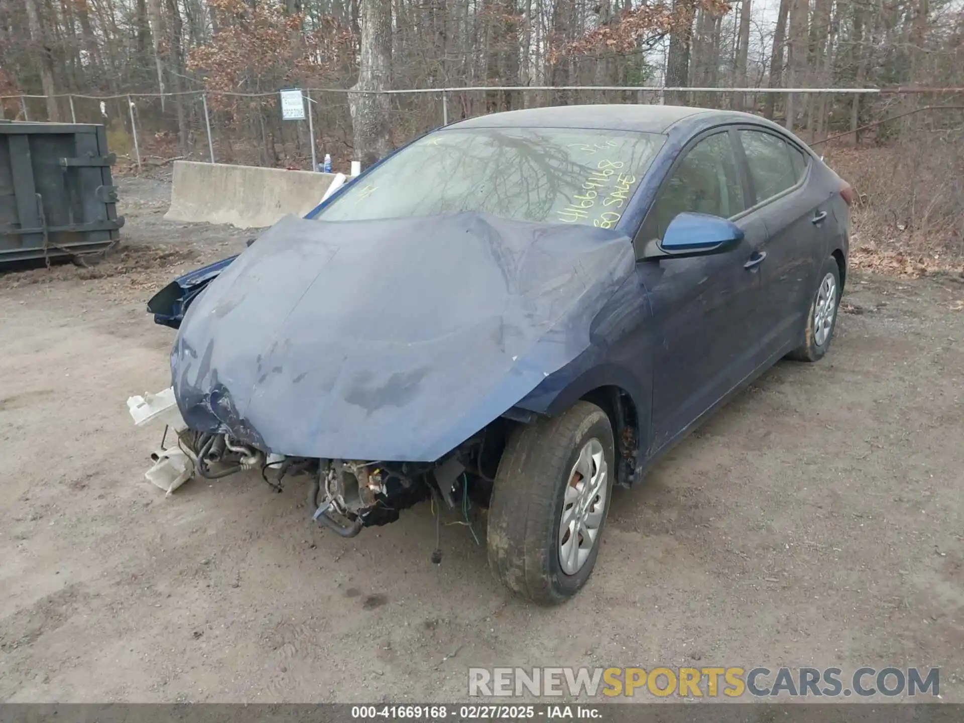 2 Photograph of a damaged car 5NPD74LF5KH427619 HYUNDAI ELANTRA 2019