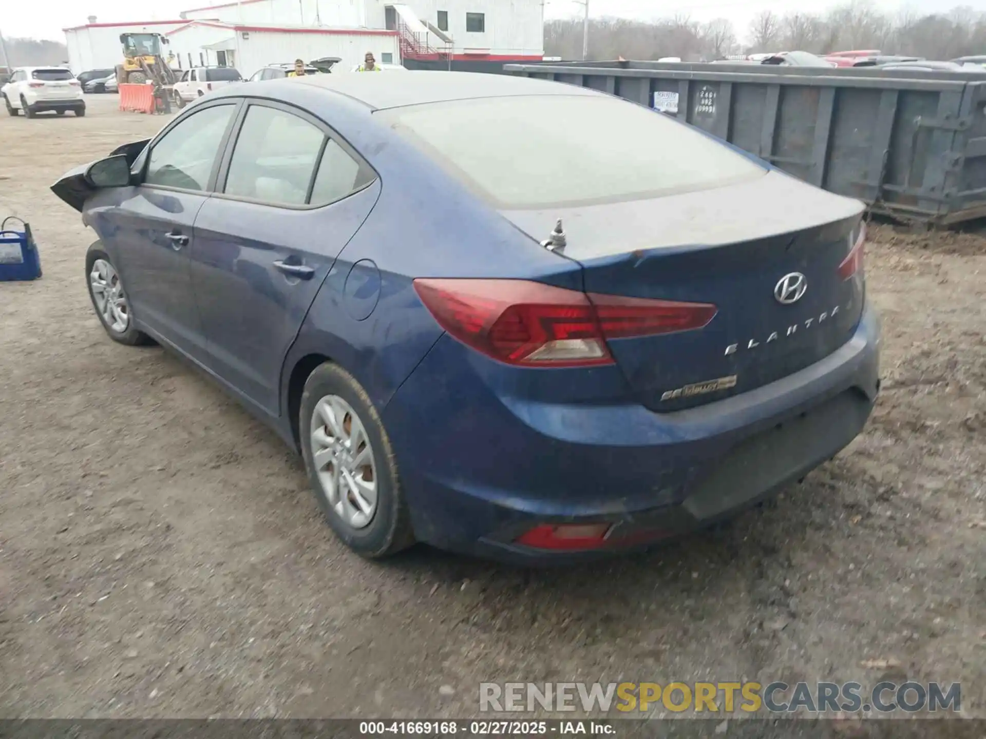 3 Photograph of a damaged car 5NPD74LF5KH427619 HYUNDAI ELANTRA 2019