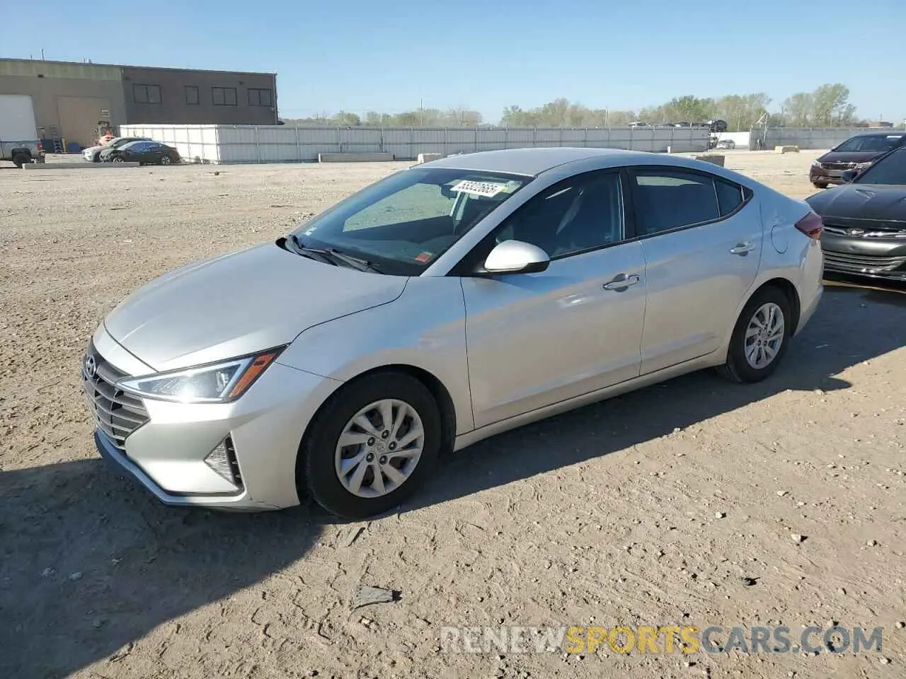 1 Photograph of a damaged car 5NPD74LF5KH444257 HYUNDAI ELANTRA 2019