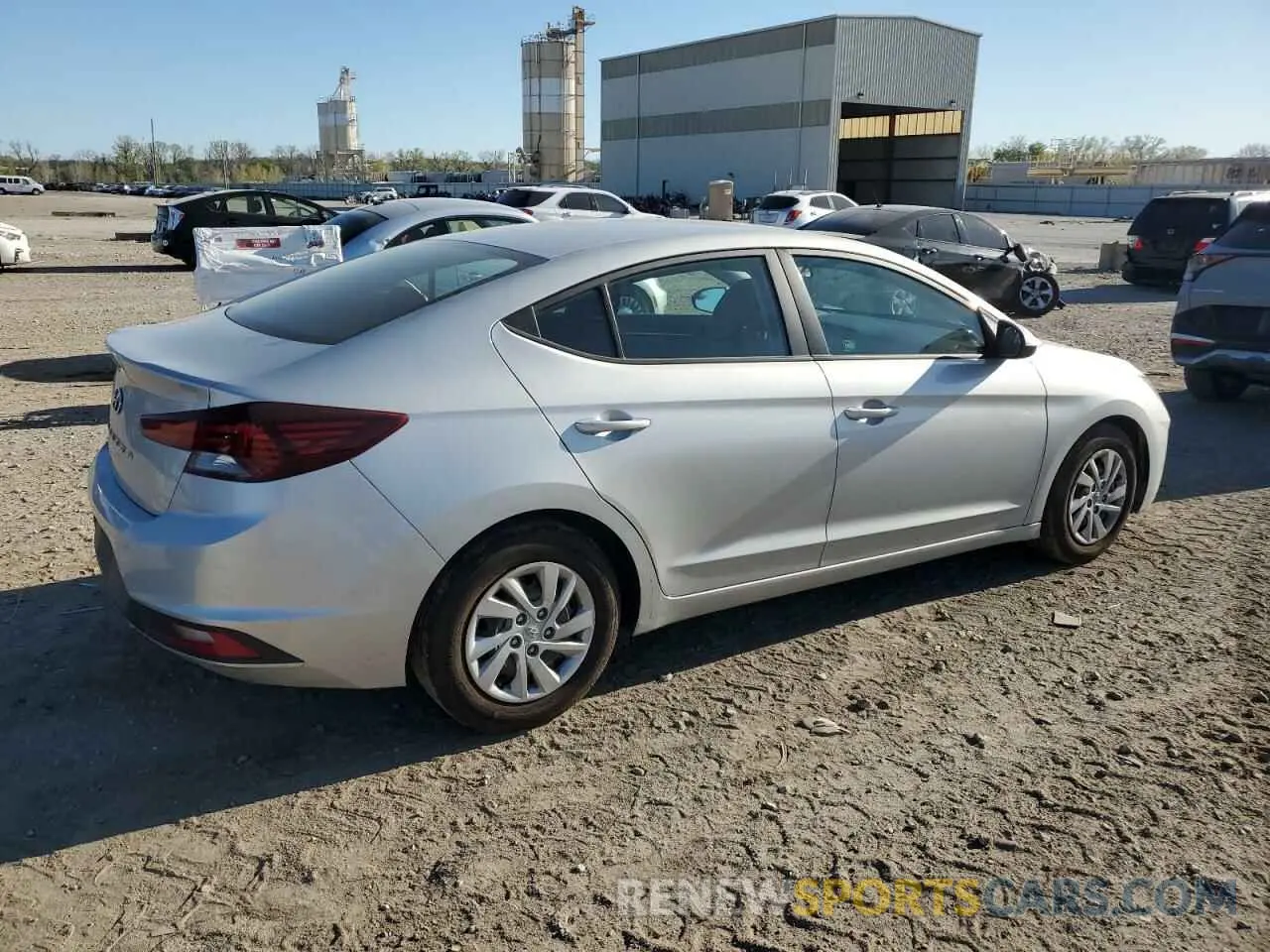 3 Photograph of a damaged car 5NPD74LF5KH444257 HYUNDAI ELANTRA 2019