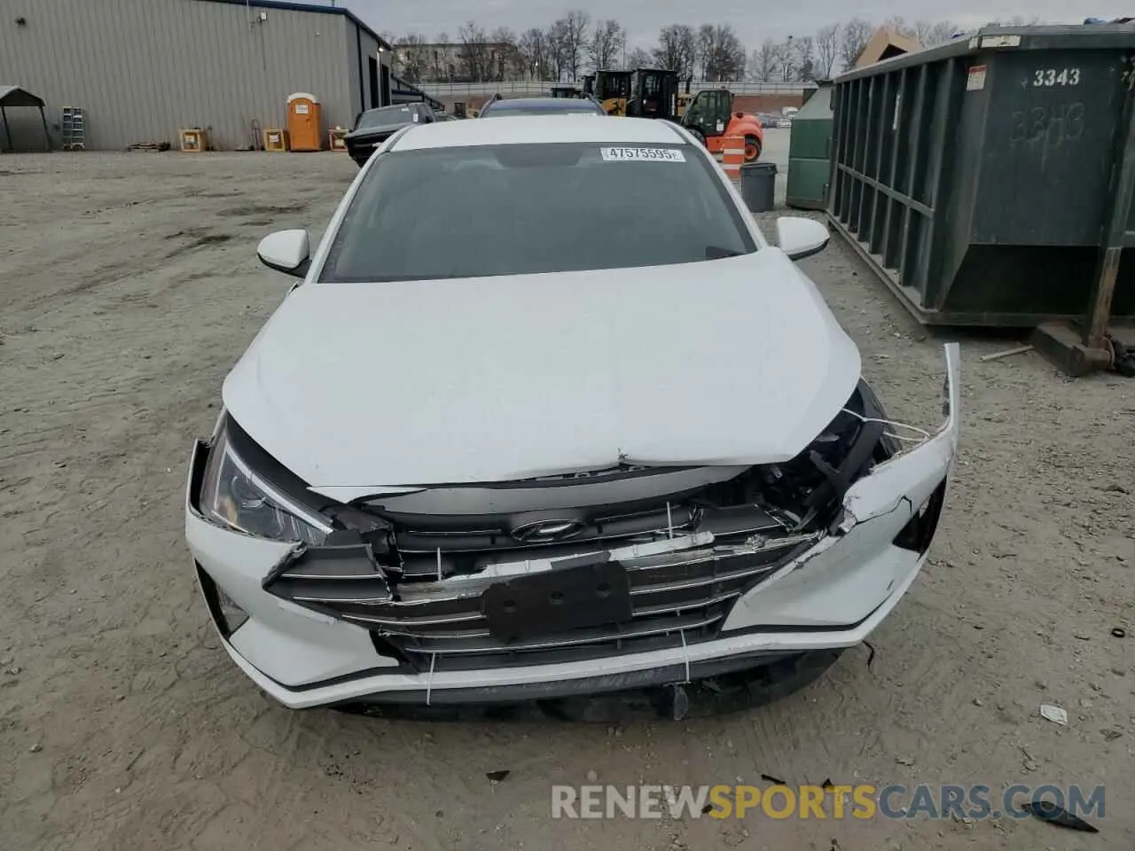 5 Photograph of a damaged car 5NPD74LF5KH479669 HYUNDAI ELANTRA 2019