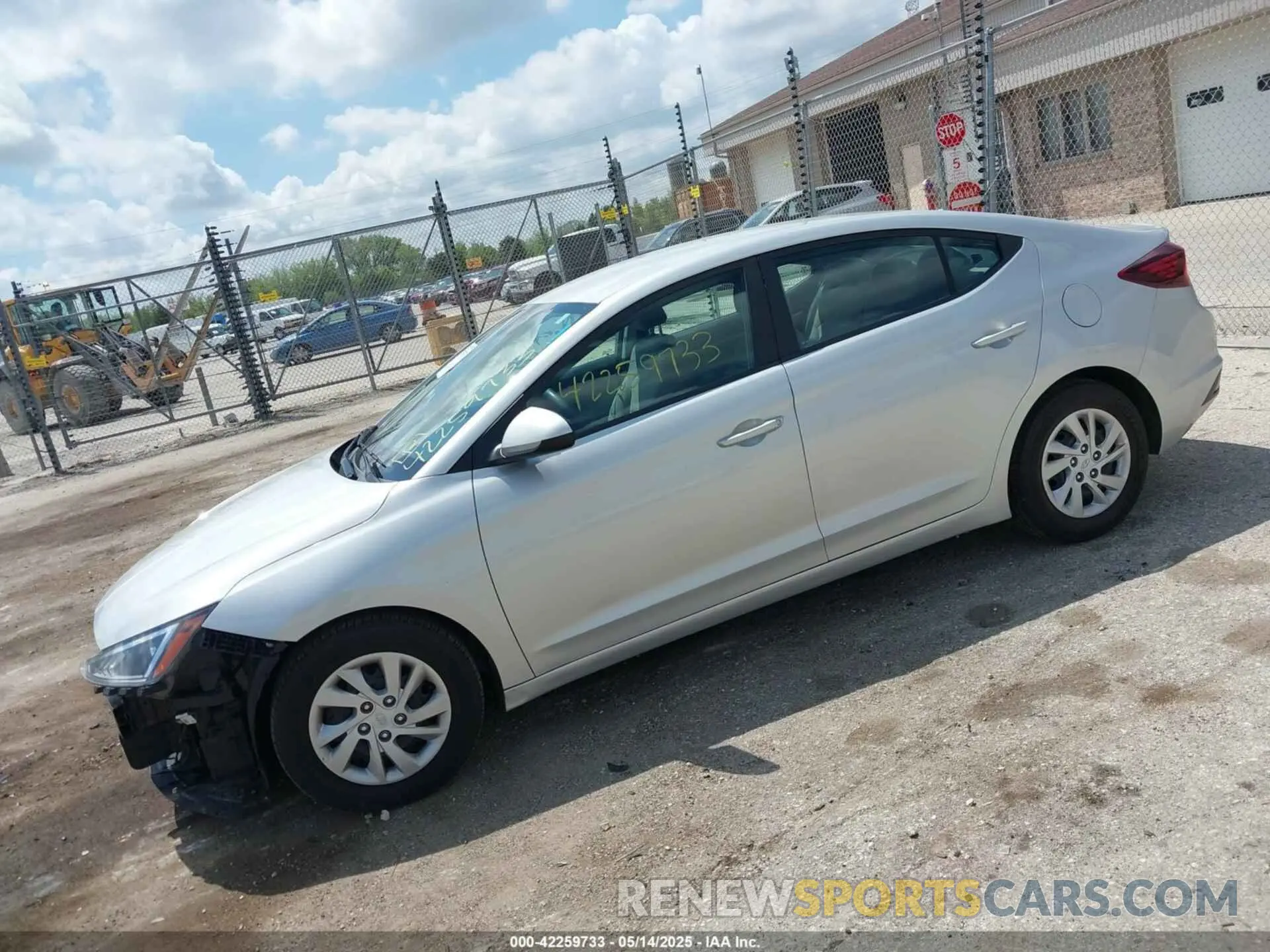 2 Photograph of a damaged car 5NPD74LF5KH486637 HYUNDAI ELANTRA 2019