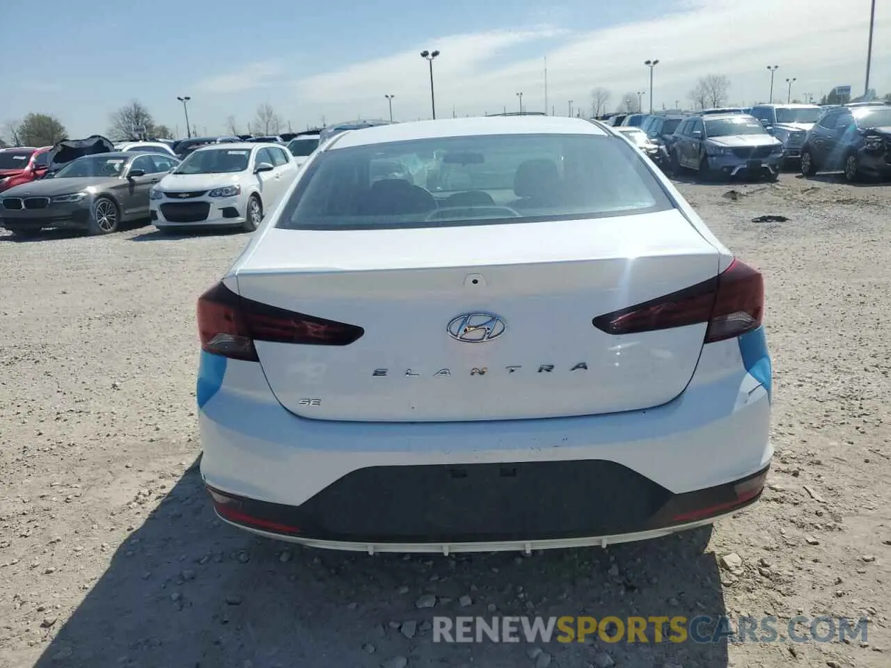 6 Photograph of a damaged car 5NPD74LF6KH434966 HYUNDAI ELANTRA 2019