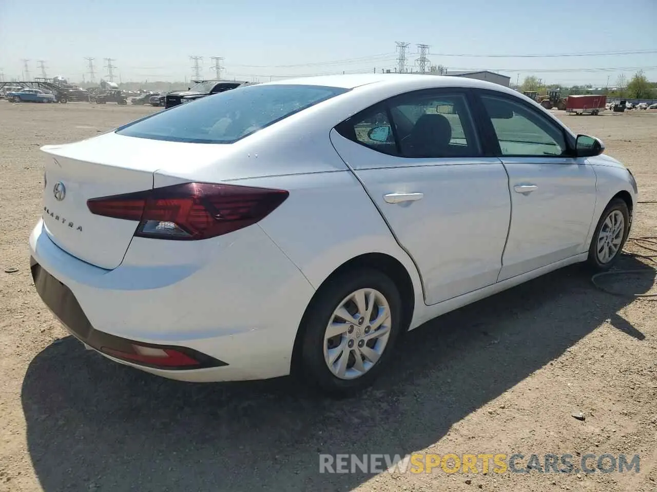 3 Photograph of a damaged car 5NPD74LF6KH435549 HYUNDAI ELANTRA 2019
