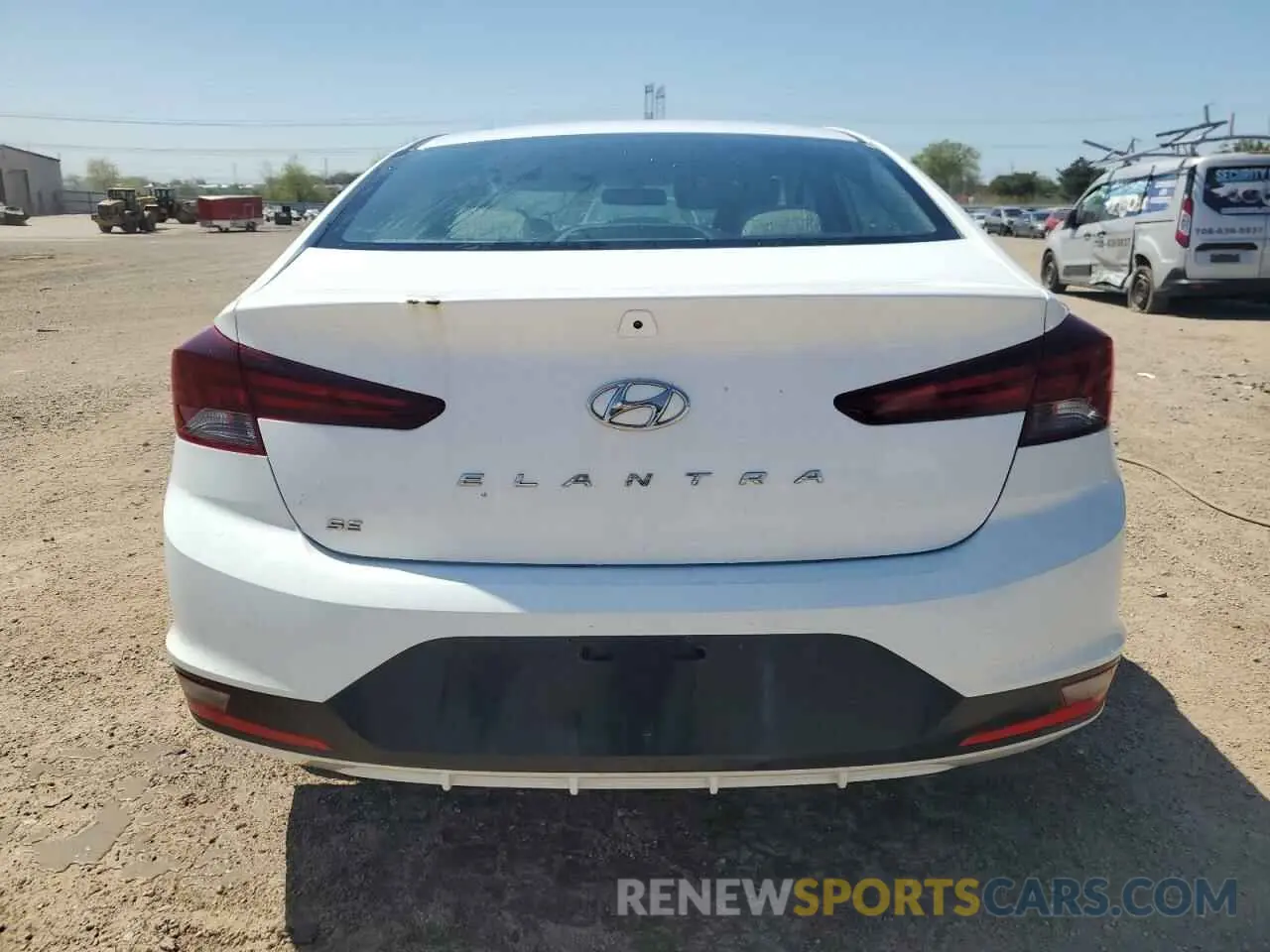 6 Photograph of a damaged car 5NPD74LF6KH435549 HYUNDAI ELANTRA 2019
