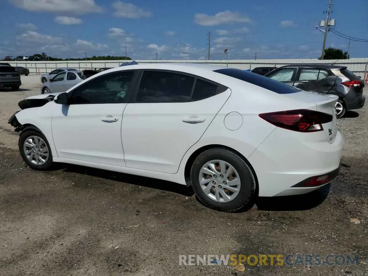 2 Photograph of a damaged car 5NPD74LF6KH448334 HYUNDAI ELANTRA 2019