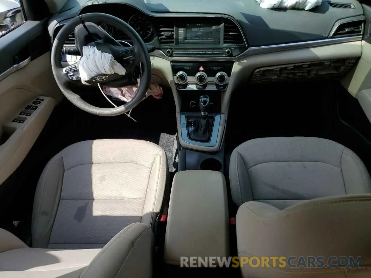 8 Photograph of a damaged car 5NPD74LF6KH448334 HYUNDAI ELANTRA 2019