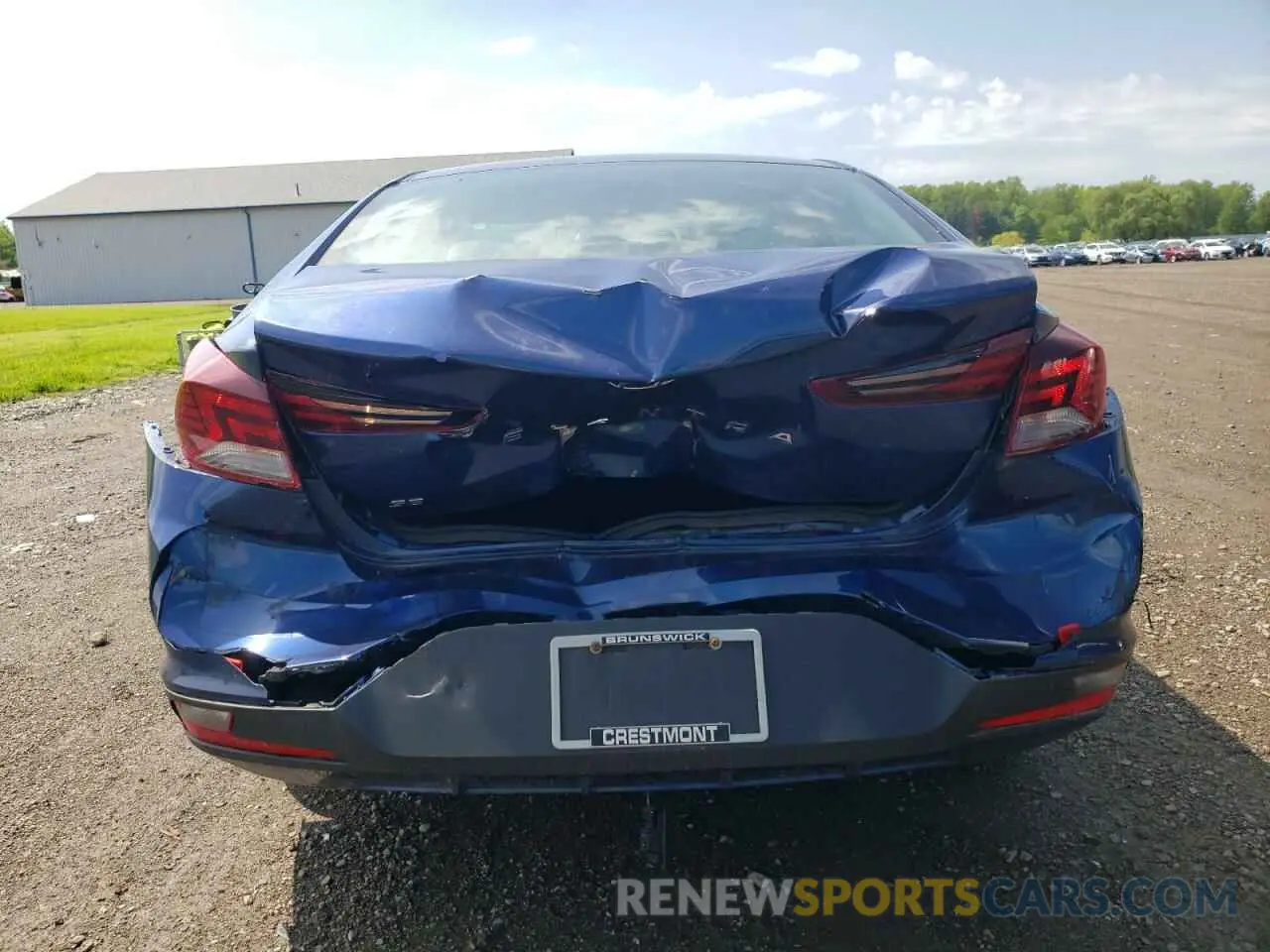 6 Photograph of a damaged car 5NPD74LF6KH451962 HYUNDAI ELANTRA 2019