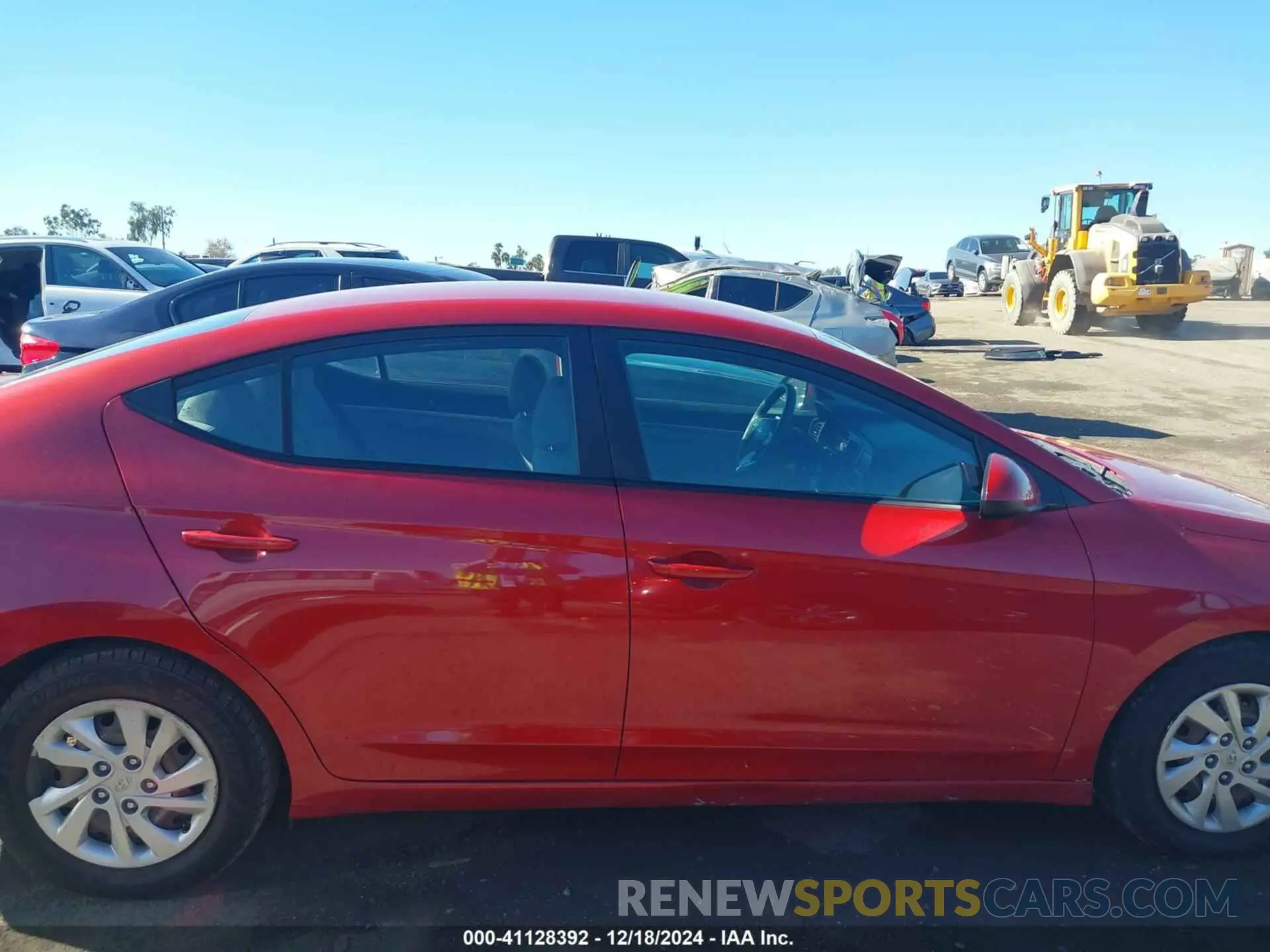 12 Photograph of a damaged car 5NPD74LF6KH452450 HYUNDAI ELANTRA 2019