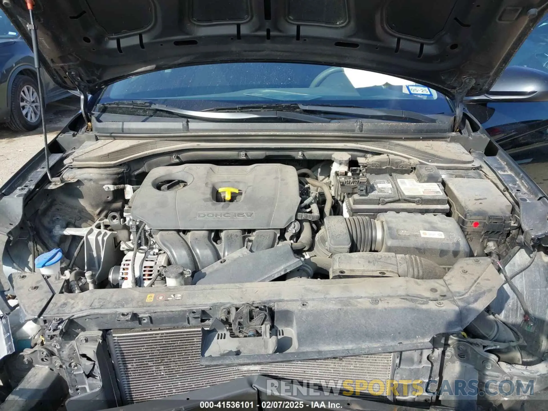 10 Photograph of a damaged car 5NPD74LF6KH454327 HYUNDAI ELANTRA 2019