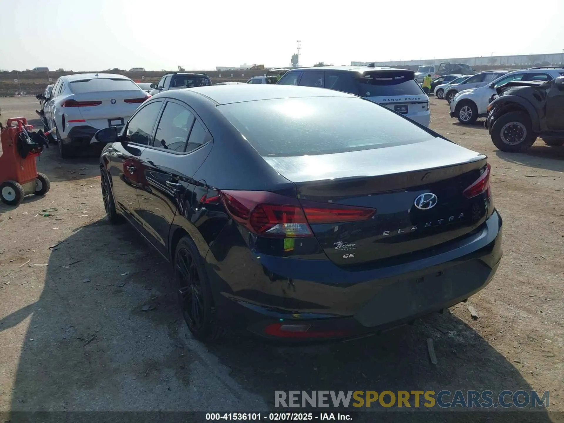 3 Photograph of a damaged car 5NPD74LF6KH454327 HYUNDAI ELANTRA 2019