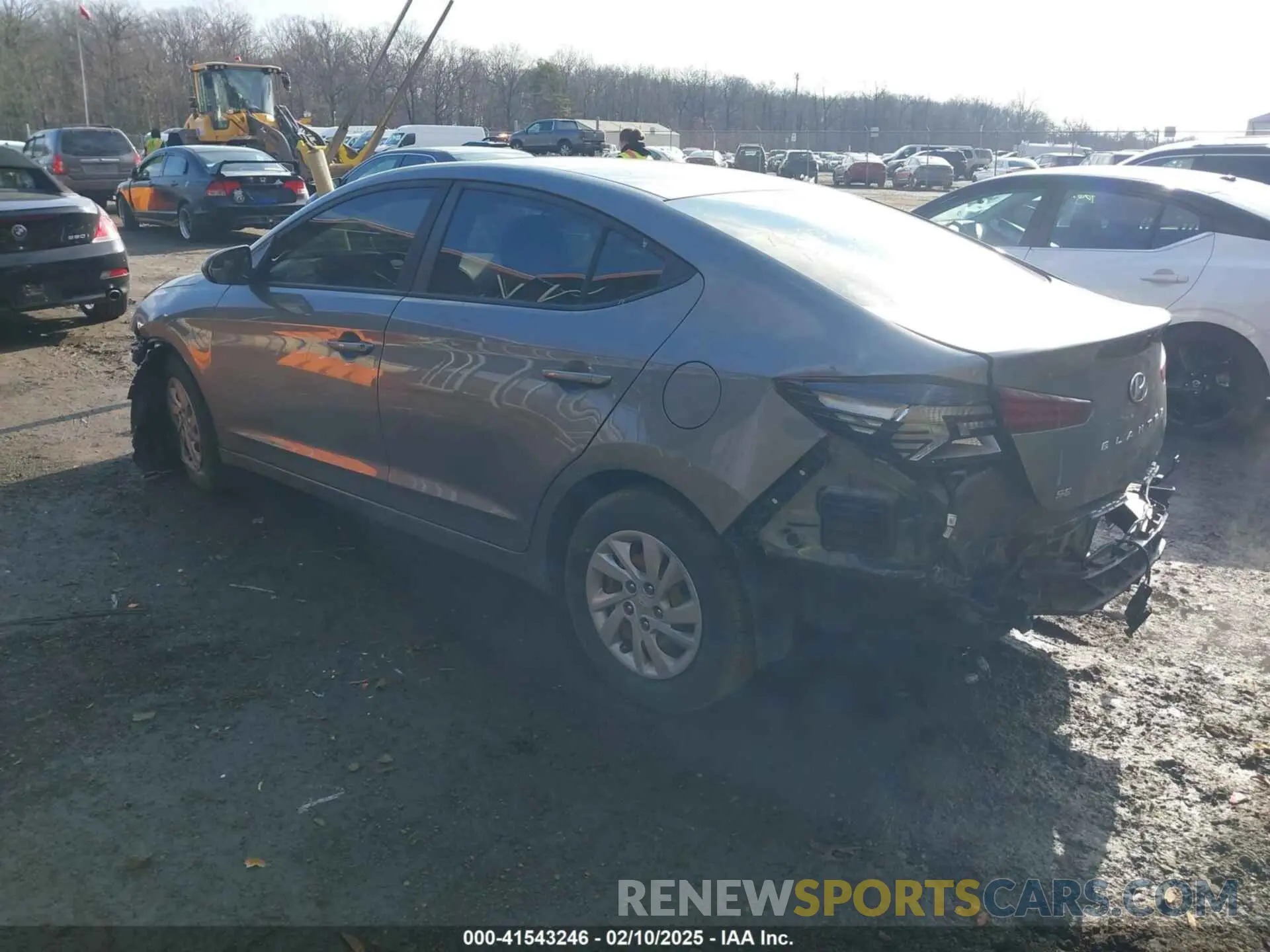 3 Photograph of a damaged car 5NPD74LF6KH456871 HYUNDAI ELANTRA 2019