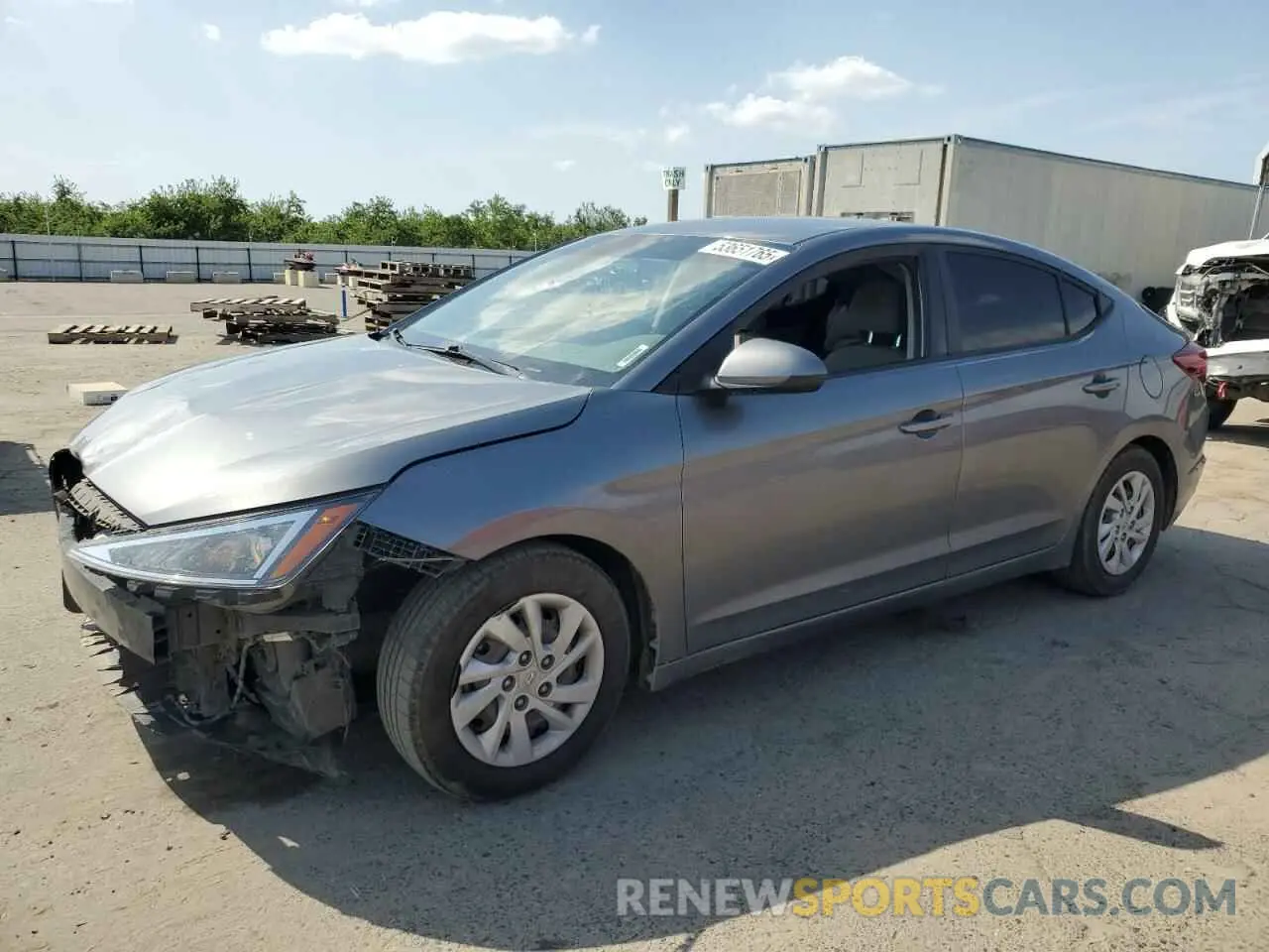 1 Photograph of a damaged car 5NPD74LF6KH467711 HYUNDAI ELANTRA 2019
