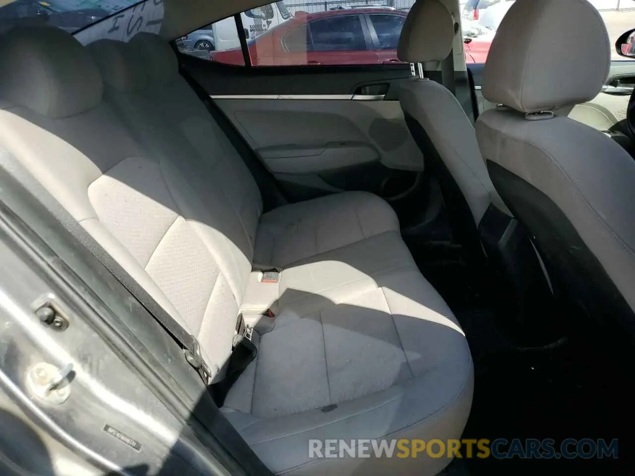 10 Photograph of a damaged car 5NPD74LF6KH467711 HYUNDAI ELANTRA 2019