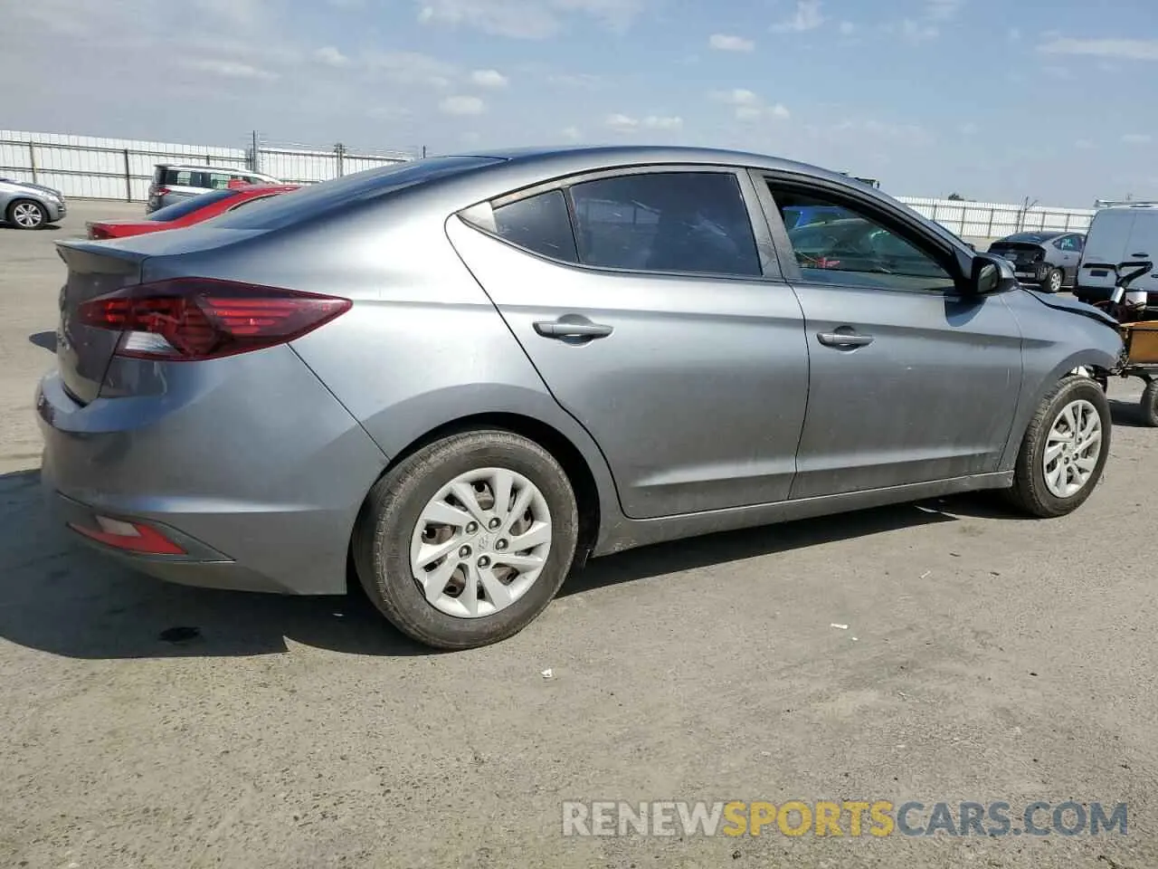 3 Photograph of a damaged car 5NPD74LF6KH467711 HYUNDAI ELANTRA 2019
