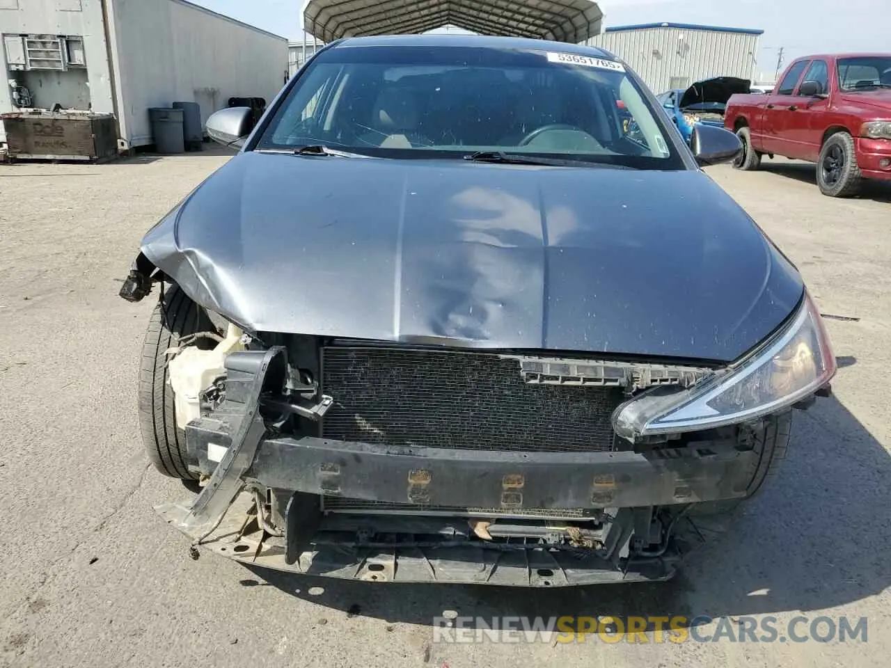 5 Photograph of a damaged car 5NPD74LF6KH467711 HYUNDAI ELANTRA 2019