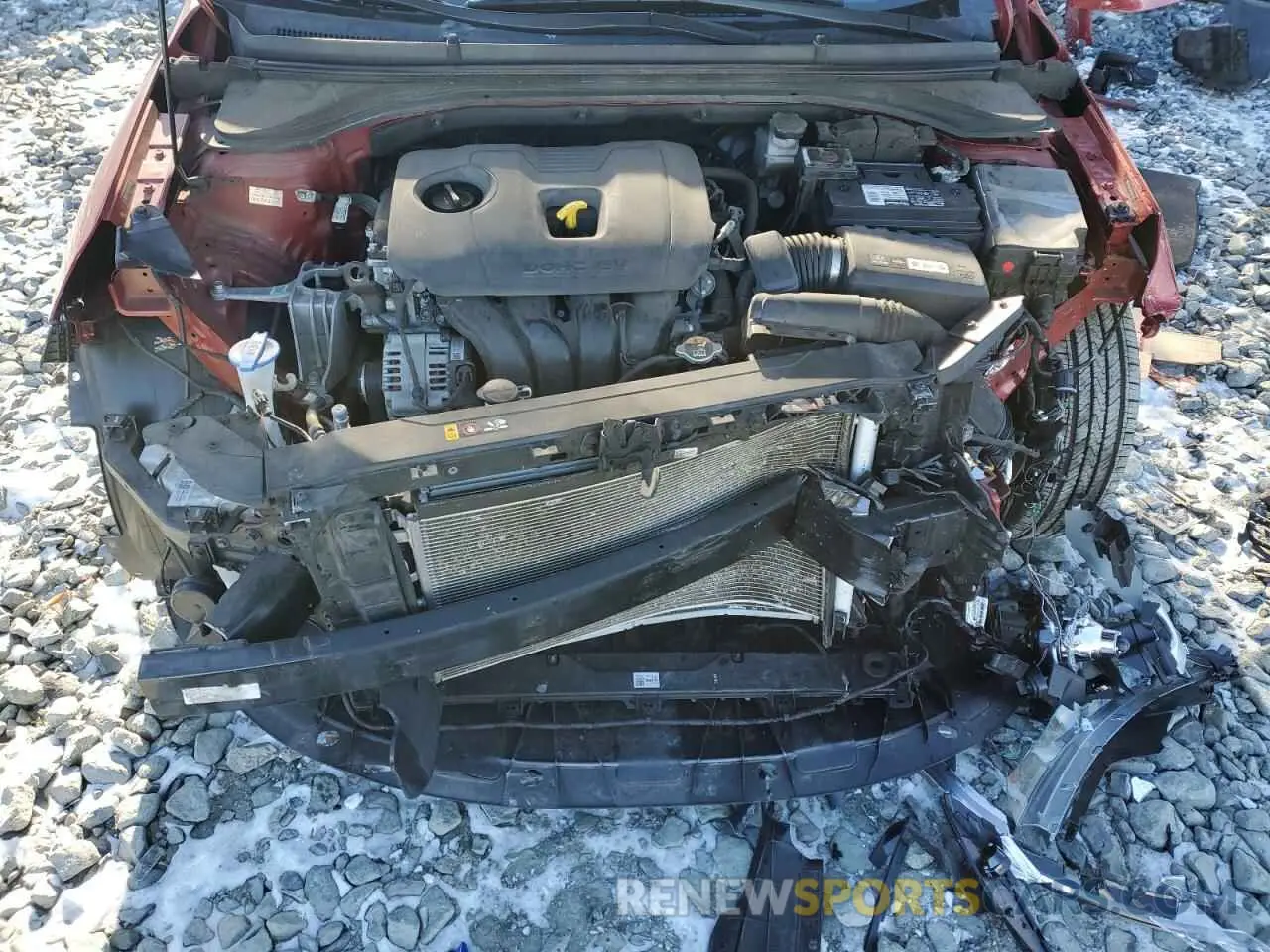 11 Photograph of a damaged car 5NPD74LF6KH467756 HYUNDAI ELANTRA 2019