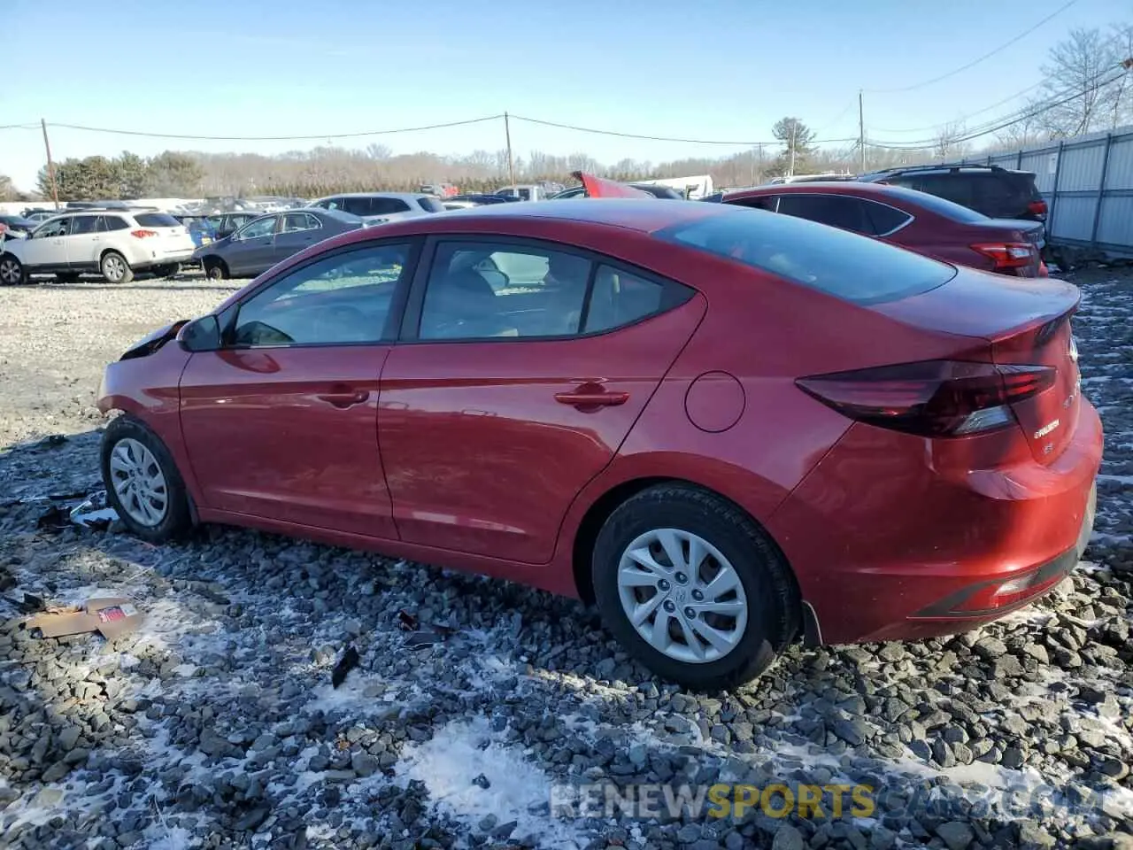 2 Photograph of a damaged car 5NPD74LF6KH467756 HYUNDAI ELANTRA 2019