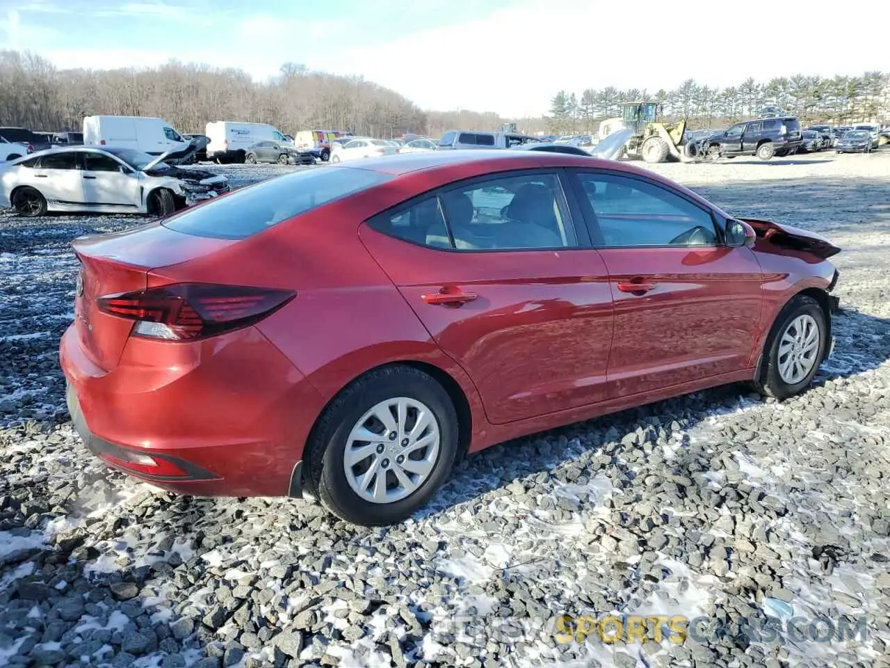 3 Photograph of a damaged car 5NPD74LF6KH467756 HYUNDAI ELANTRA 2019