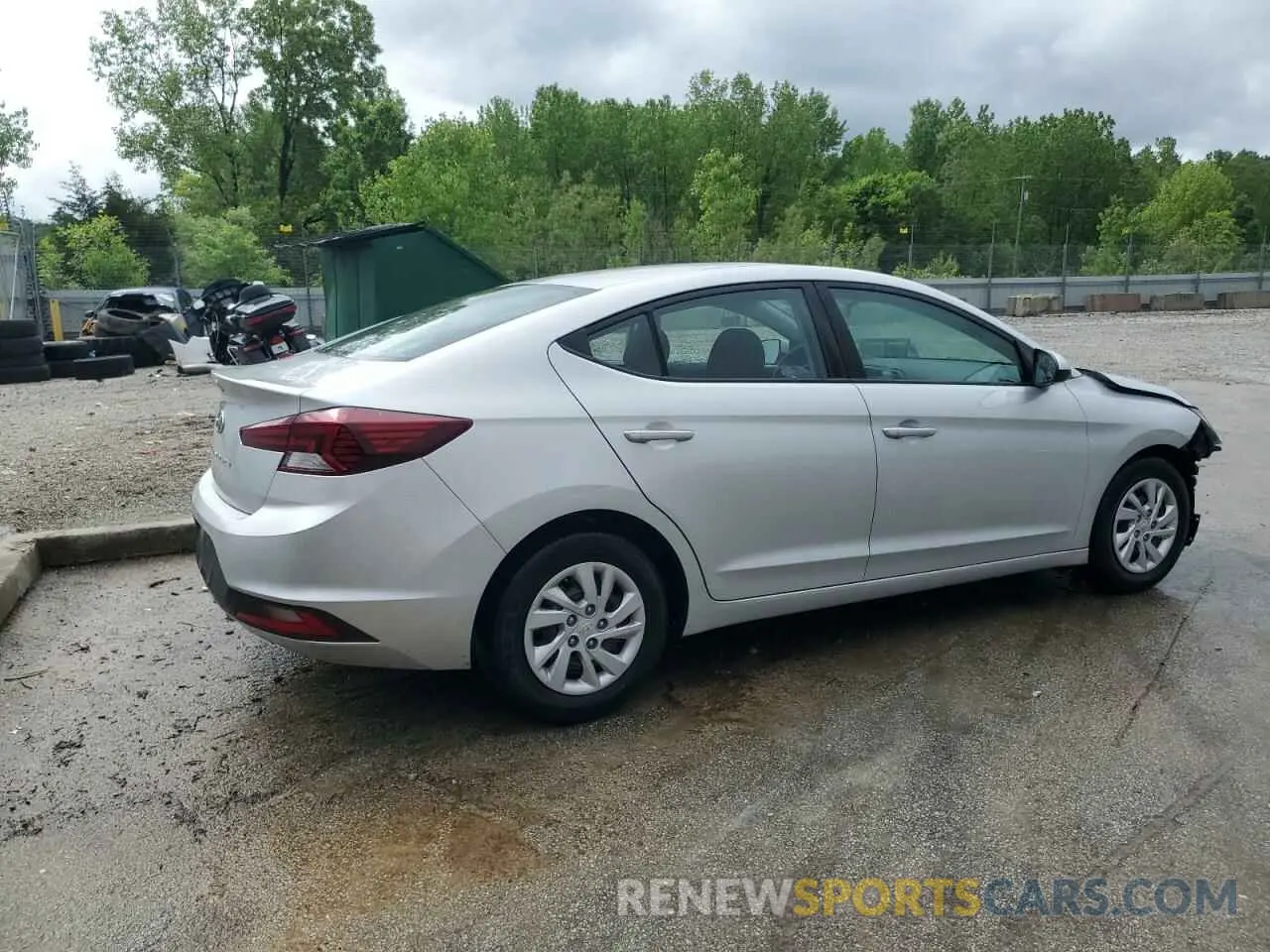 3 Photograph of a damaged car 5NPD74LF6KH468387 HYUNDAI ELANTRA 2019