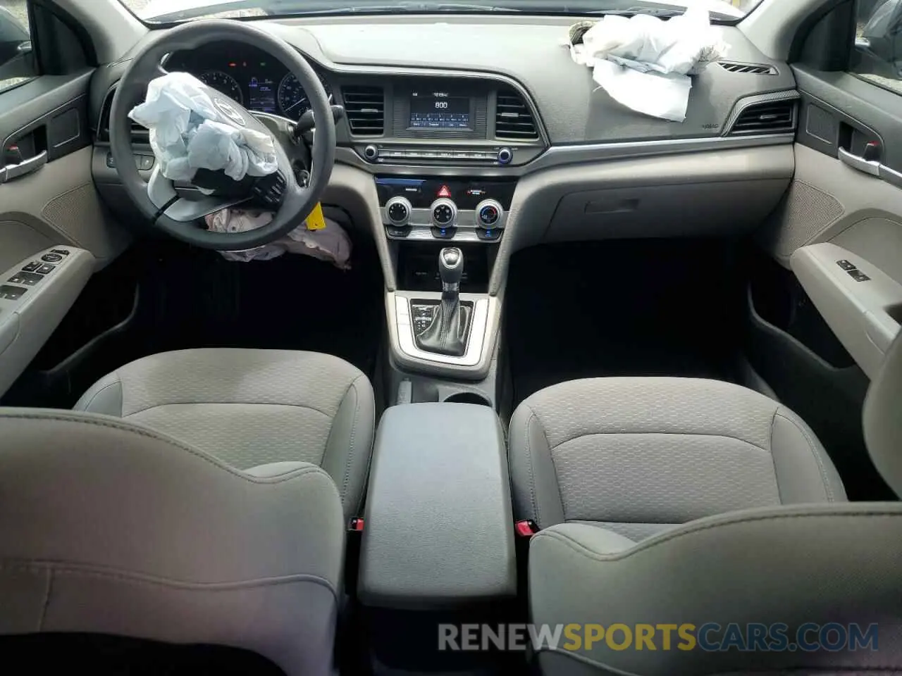 8 Photograph of a damaged car 5NPD74LF6KH478031 HYUNDAI ELANTRA 2019