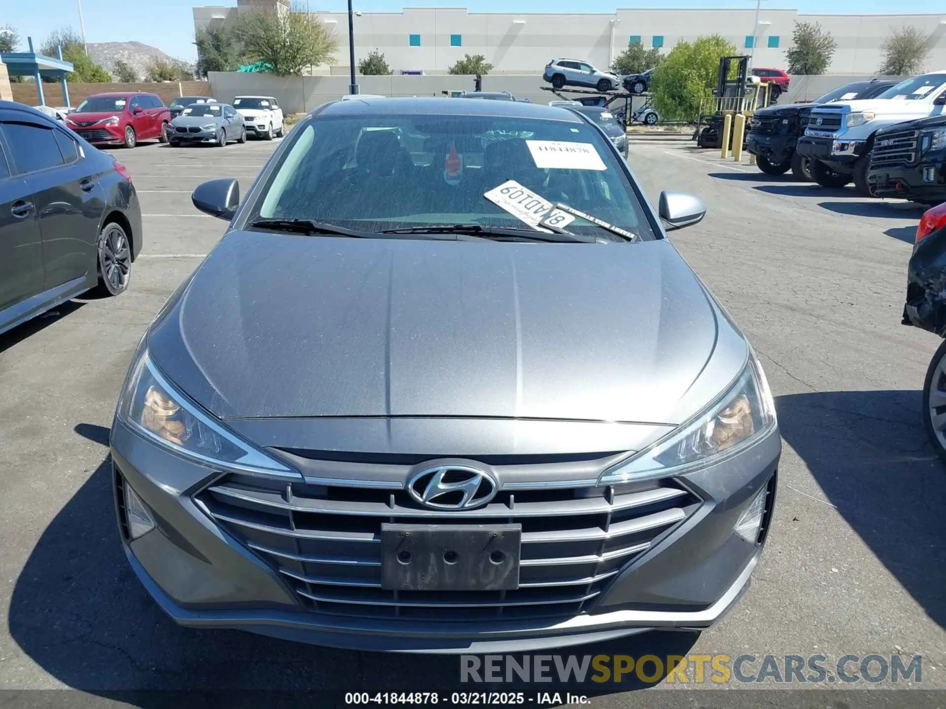 12 Photograph of a damaged car 5NPD74LF6KH479227 HYUNDAI ELANTRA 2019