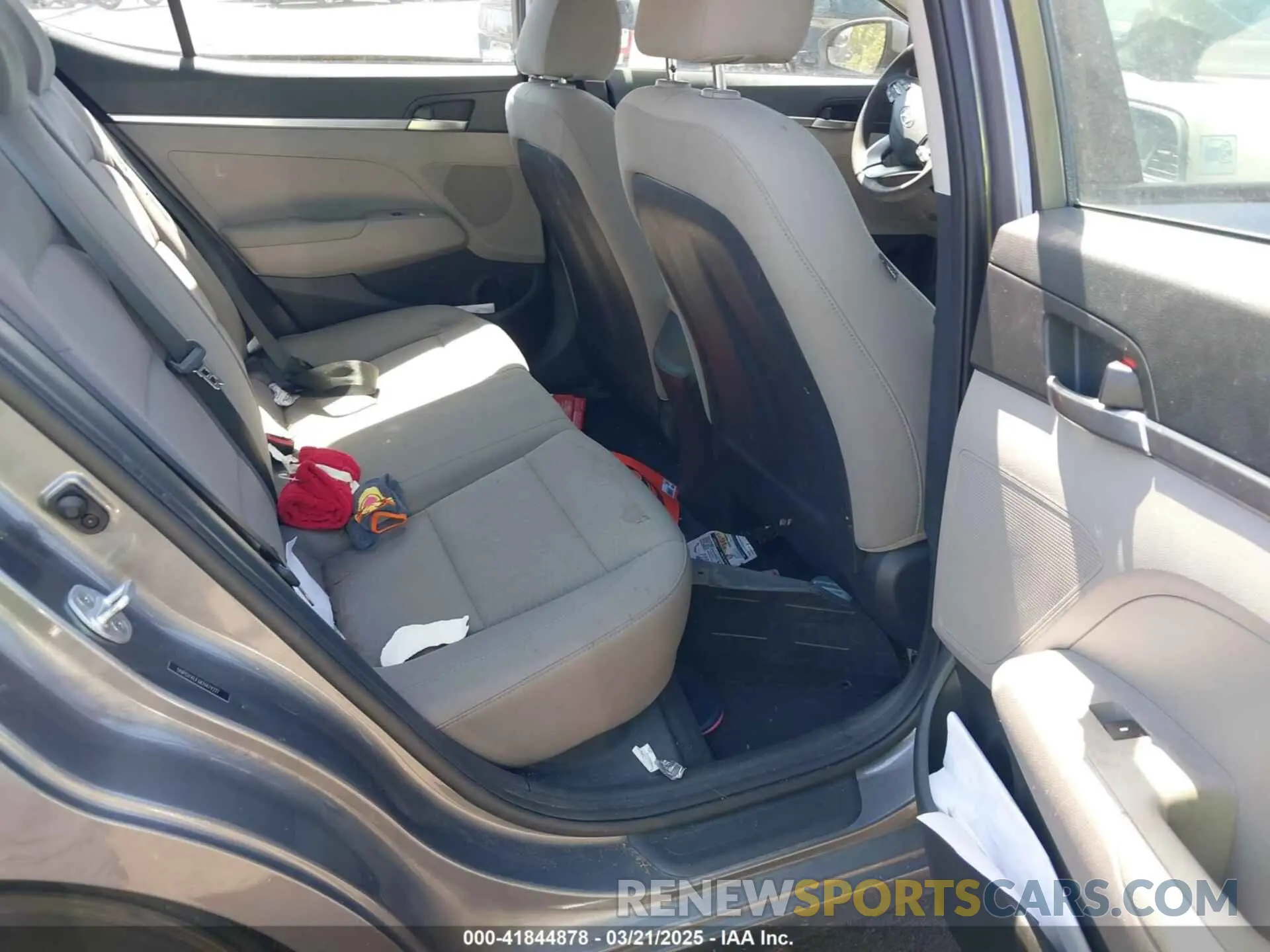 8 Photograph of a damaged car 5NPD74LF6KH479227 HYUNDAI ELANTRA 2019