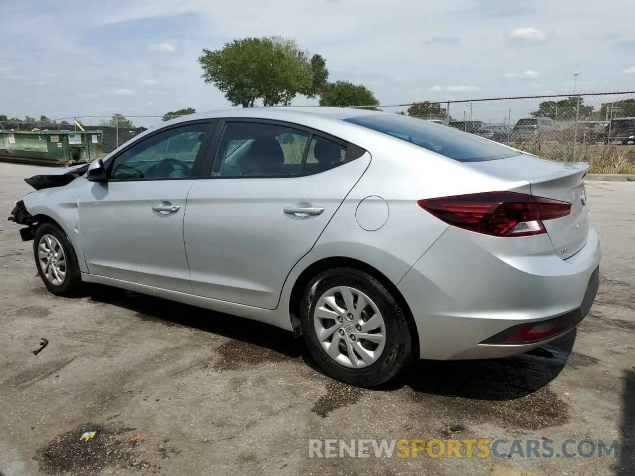 2 Photograph of a damaged car 5NPD74LF6KH482872 HYUNDAI ELANTRA 2019
