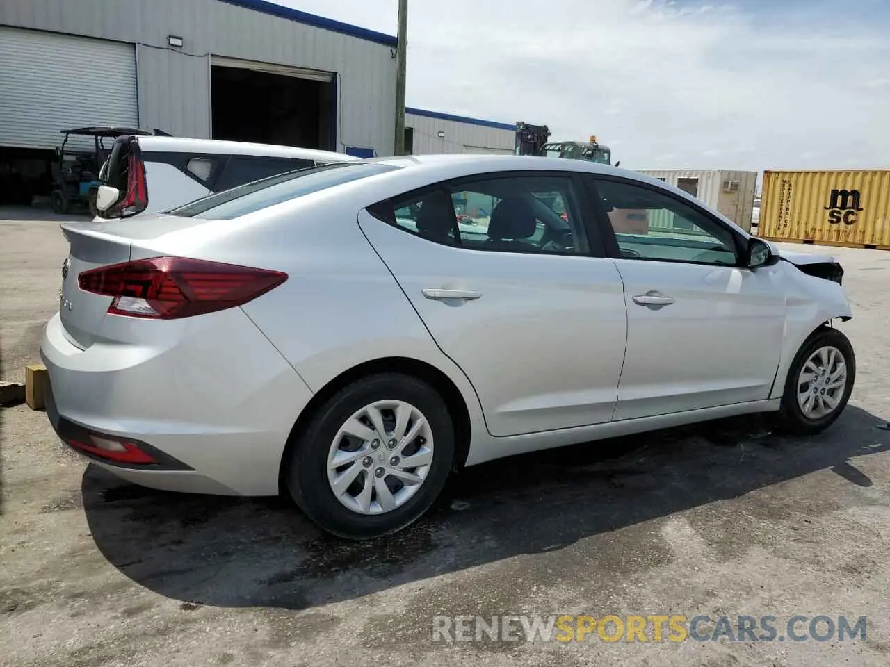 3 Photograph of a damaged car 5NPD74LF6KH482872 HYUNDAI ELANTRA 2019