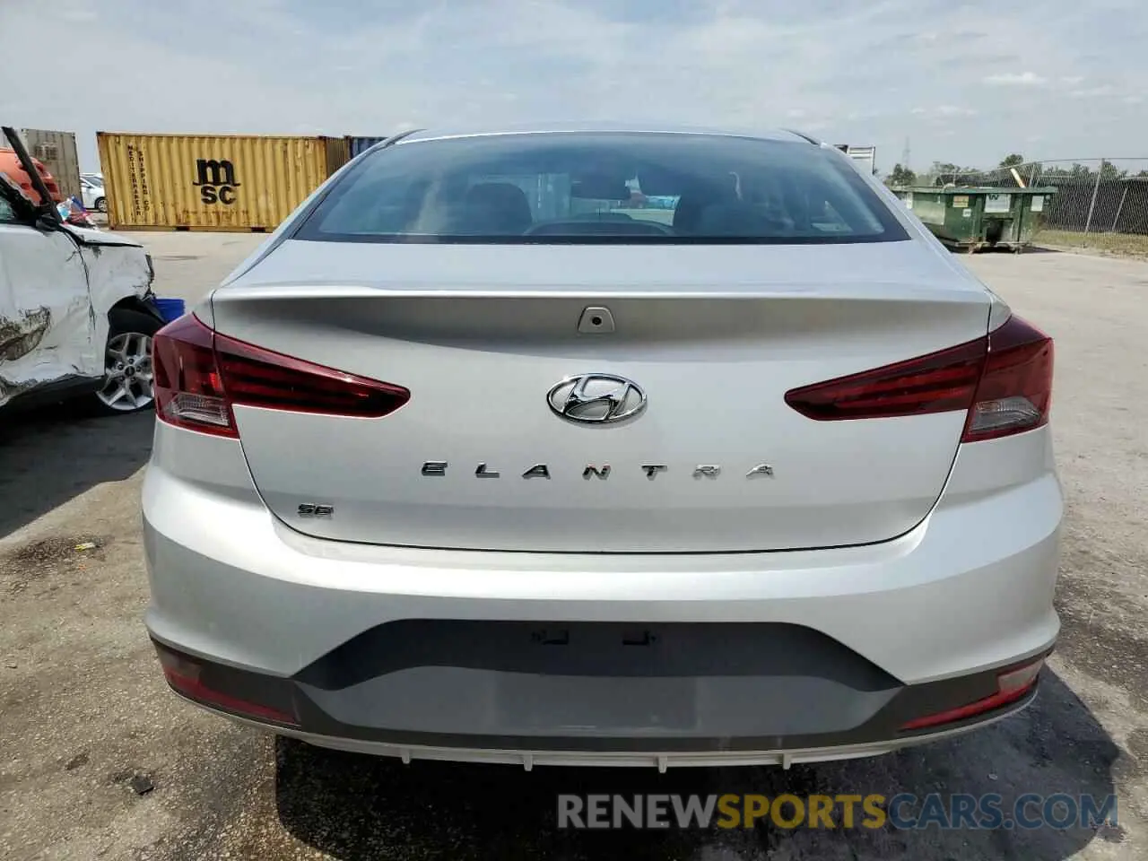 6 Photograph of a damaged car 5NPD74LF6KH482872 HYUNDAI ELANTRA 2019
