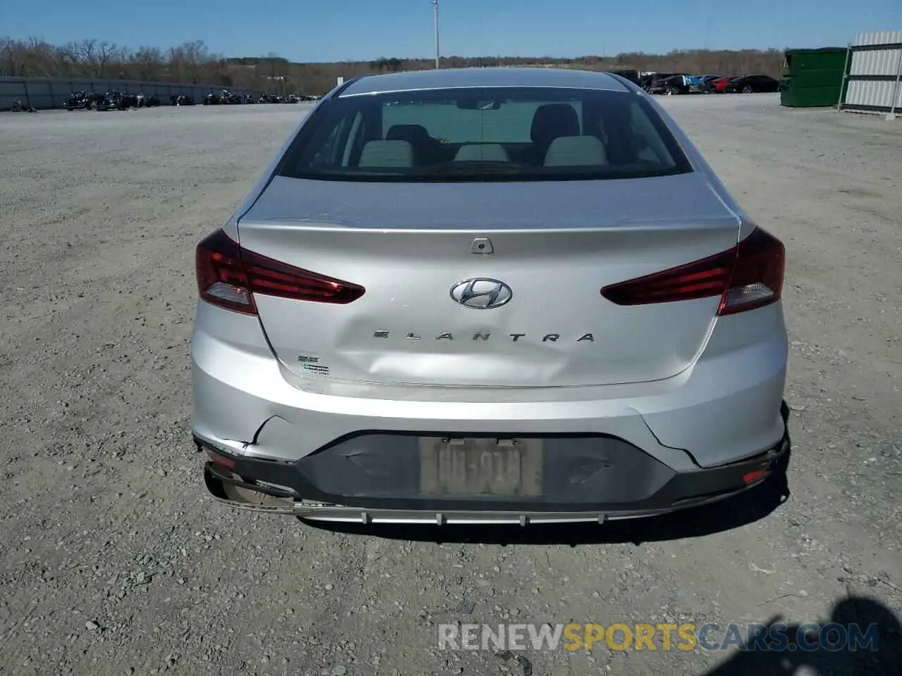 6 Photograph of a damaged car 5NPD74LF6KH486002 HYUNDAI ELANTRA 2019