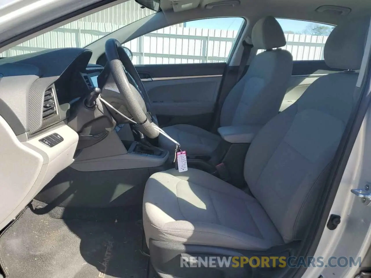 7 Photograph of a damaged car 5NPD74LF6KH486002 HYUNDAI ELANTRA 2019