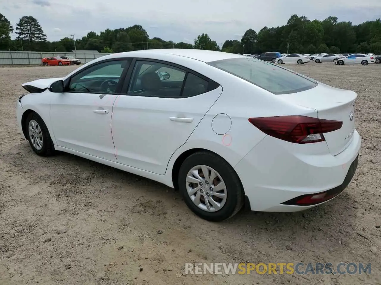 2 Photograph of a damaged car 5NPD74LF6KH496335 HYUNDAI ELANTRA 2019