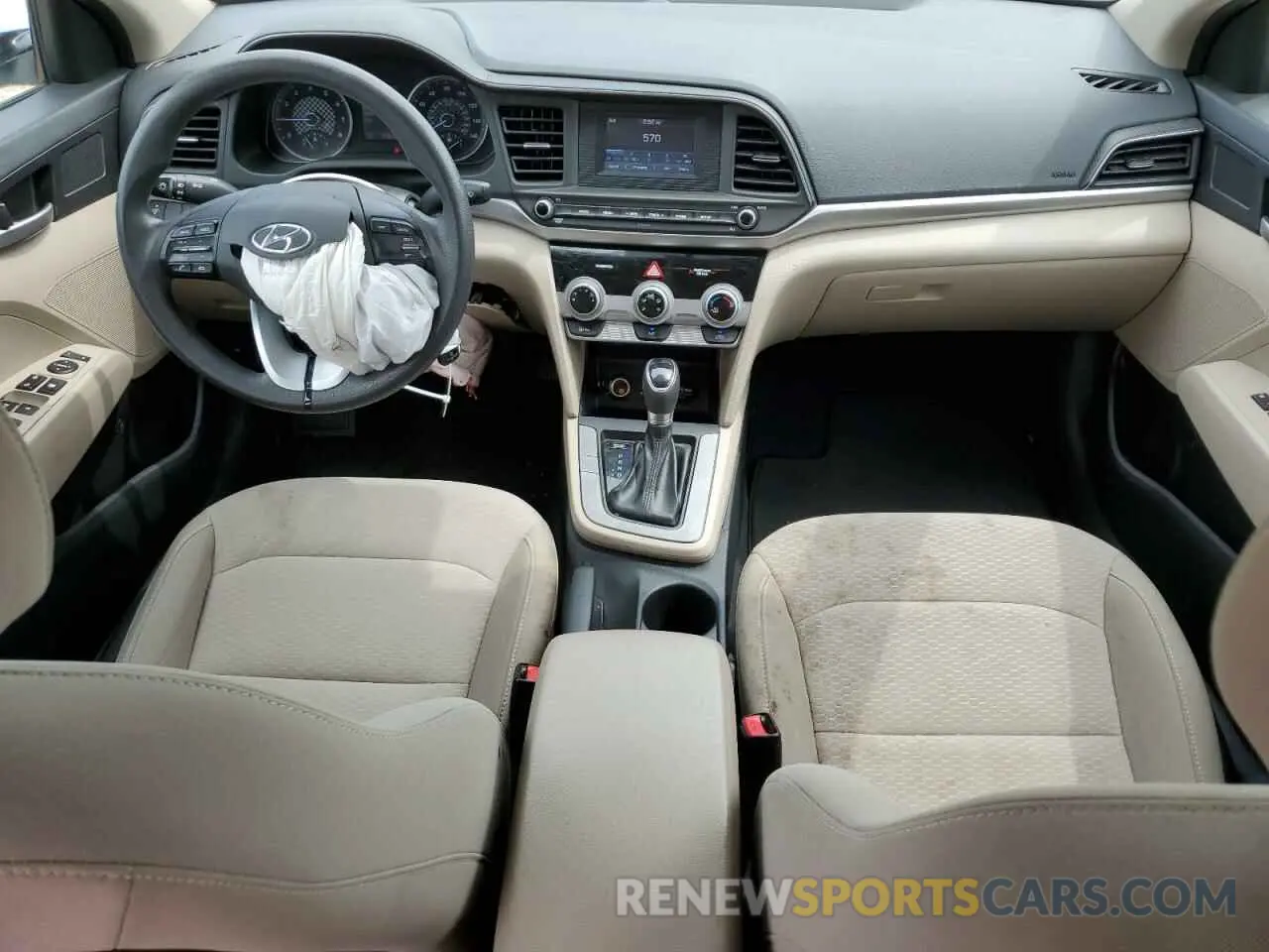 8 Photograph of a damaged car 5NPD74LF6KH496335 HYUNDAI ELANTRA 2019
