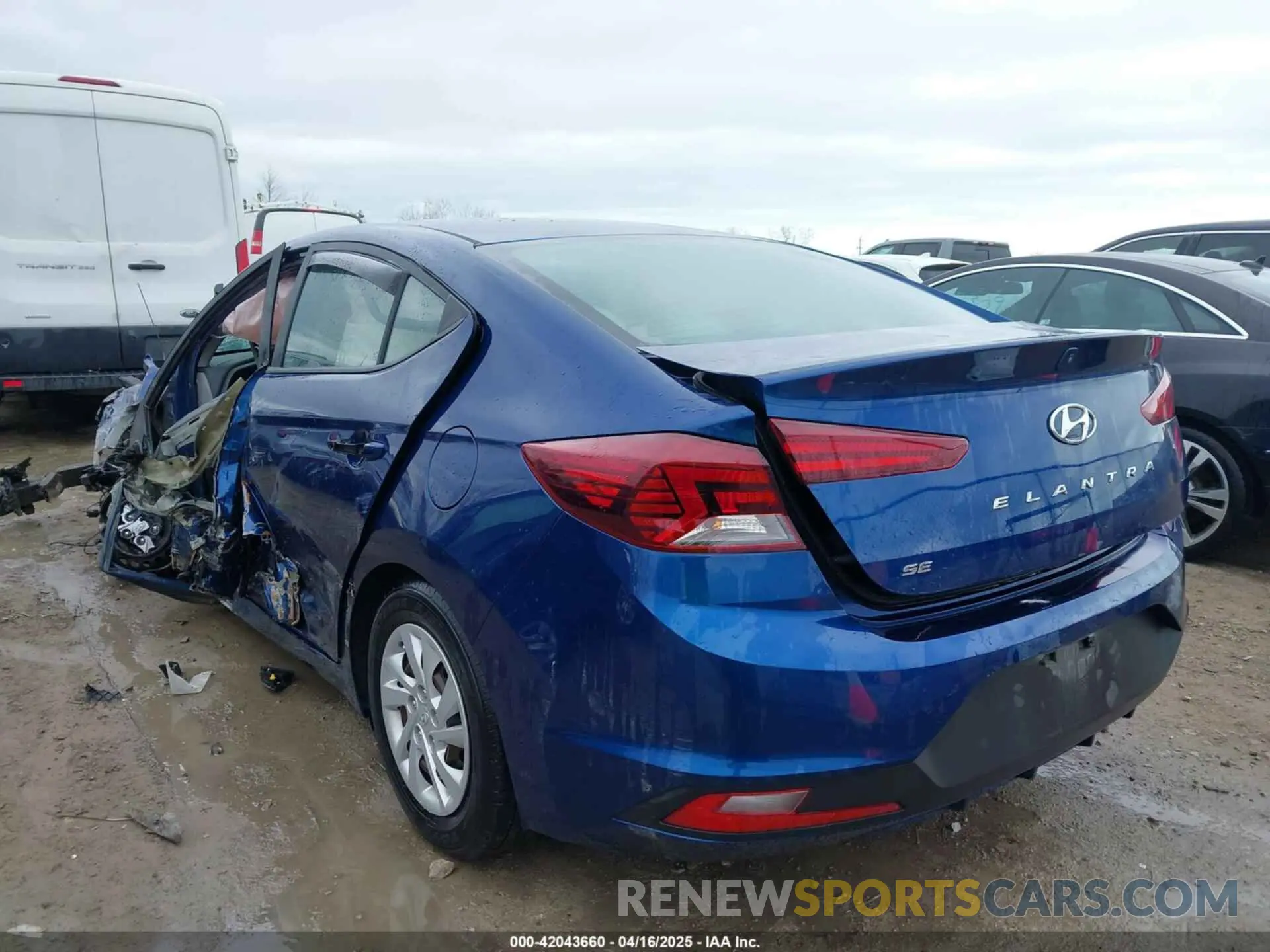 3 Photograph of a damaged car 5NPD74LF7KH425273 HYUNDAI ELANTRA 2019
