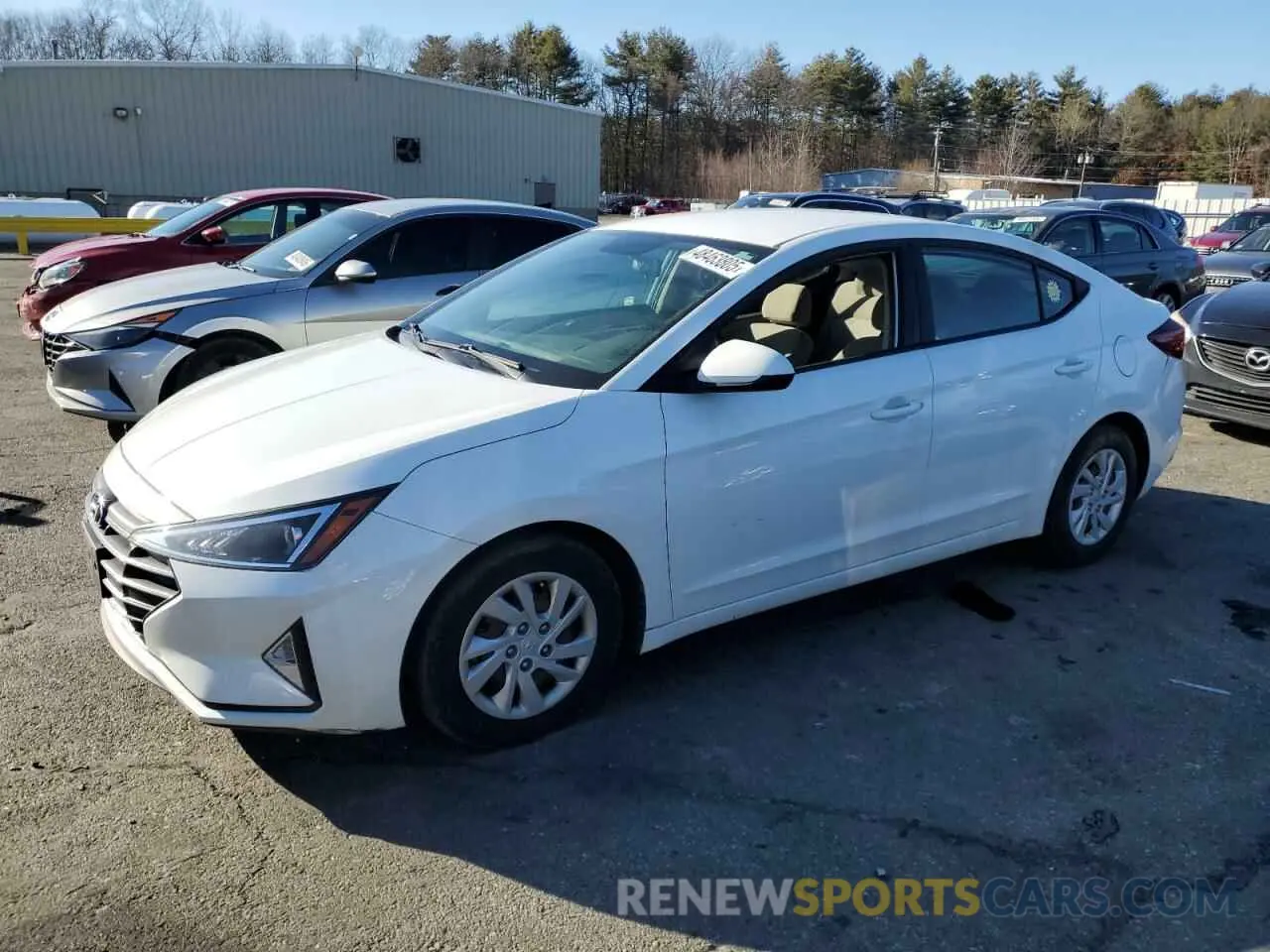 1 Photograph of a damaged car 5NPD74LF7KH425807 HYUNDAI ELANTRA 2019