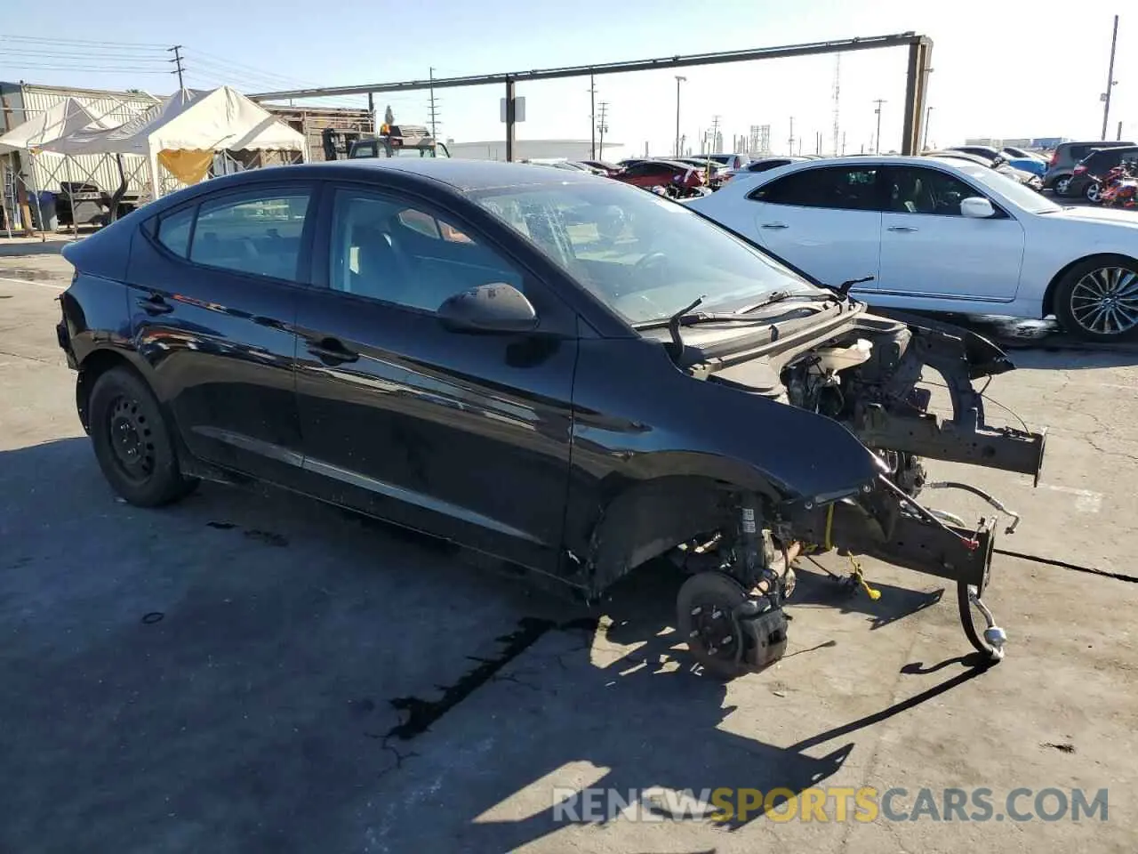4 Photograph of a damaged car 5NPD74LF7KH432420 HYUNDAI ELANTRA 2019