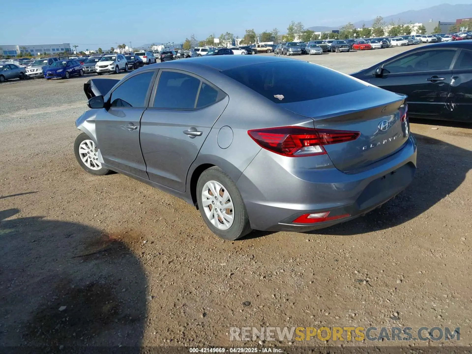 3 Photograph of a damaged car 5NPD74LF7KH445782 HYUNDAI ELANTRA 2019