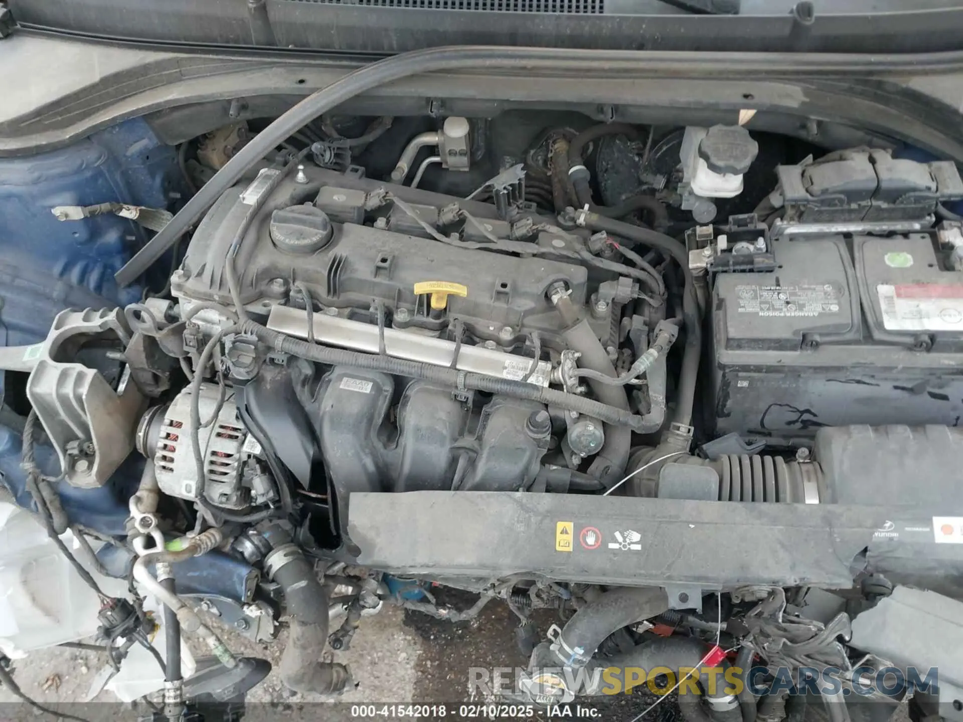 10 Photograph of a damaged car 5NPD74LF7KH458189 HYUNDAI ELANTRA 2019