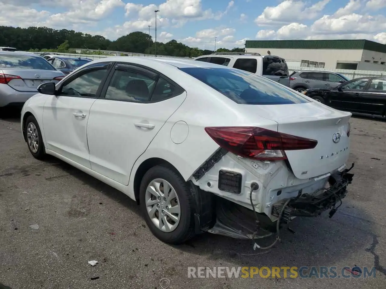 2 Photograph of a damaged car 5NPD74LF7KH467359 HYUNDAI ELANTRA 2019
