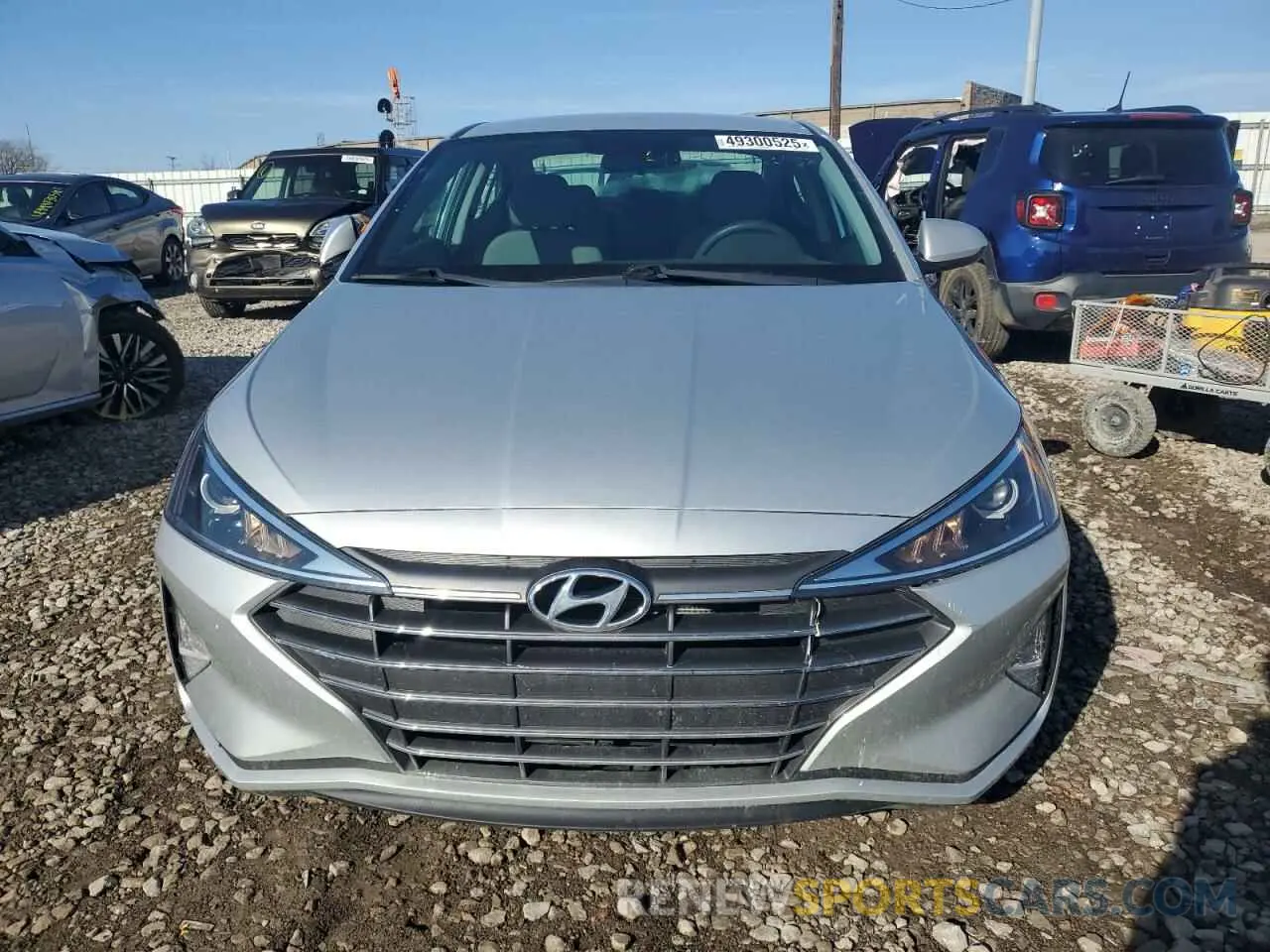 5 Photograph of a damaged car 5NPD74LF7KH470813 HYUNDAI ELANTRA 2019